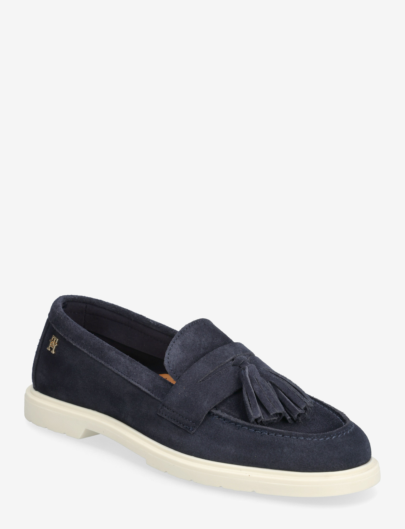 Tommy Hilfiger - LIGHT SUEDE TASSEL LOAFER - speciella tillfällen - space blue - 0