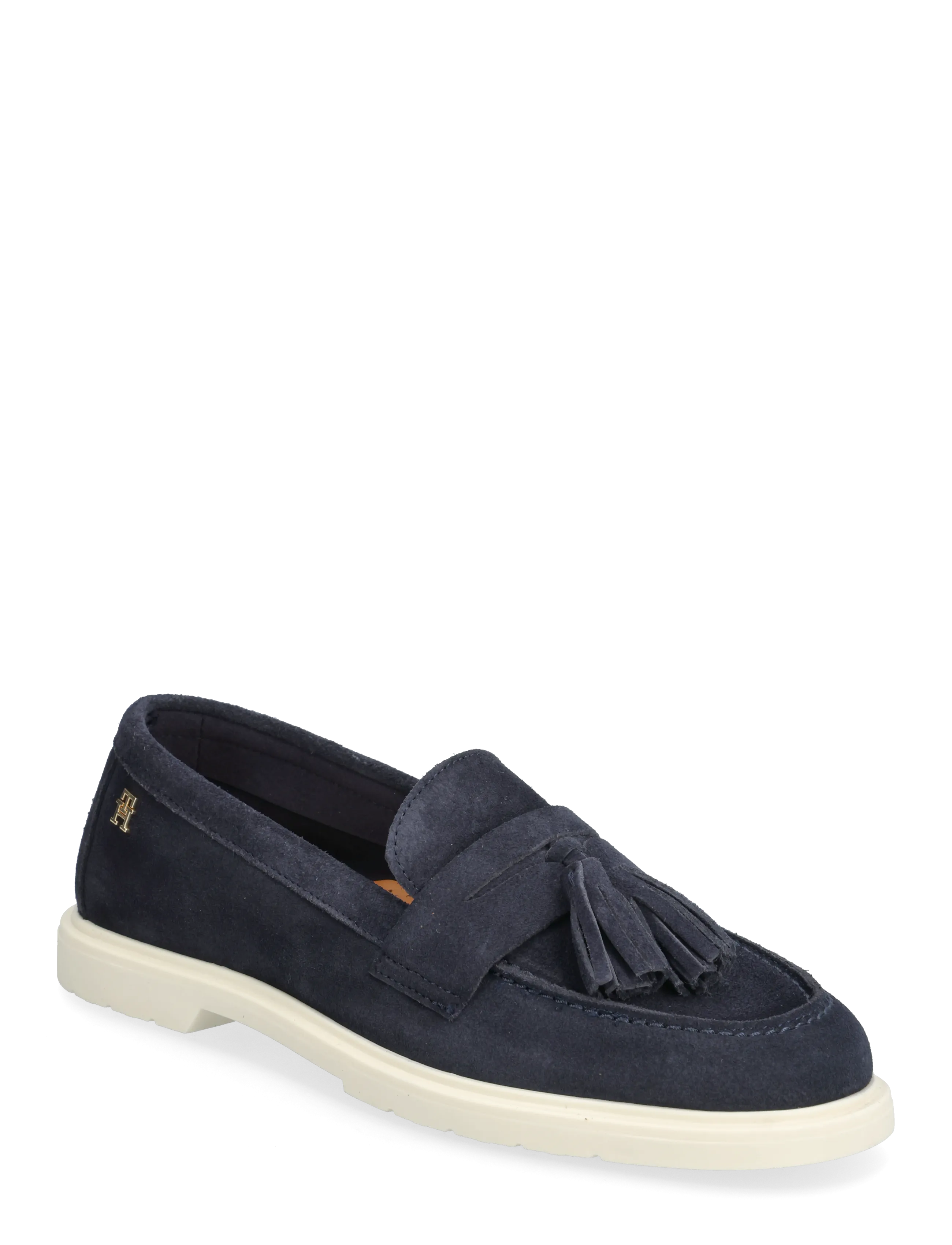 Tommy Hilfiger - LIGHT SUEDE TASSEL LOAFER - moetrendid - space blue - 0