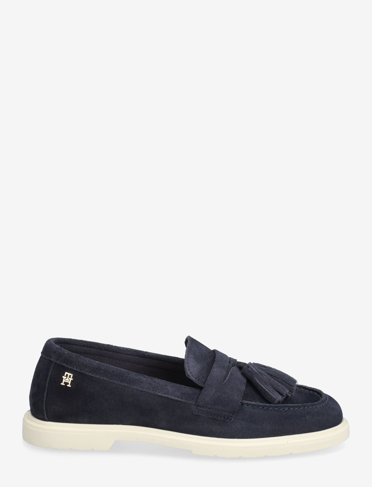 Tommy Hilfiger - LIGHT SUEDE TASSEL LOAFER - speciella tillfällen - space blue - 1