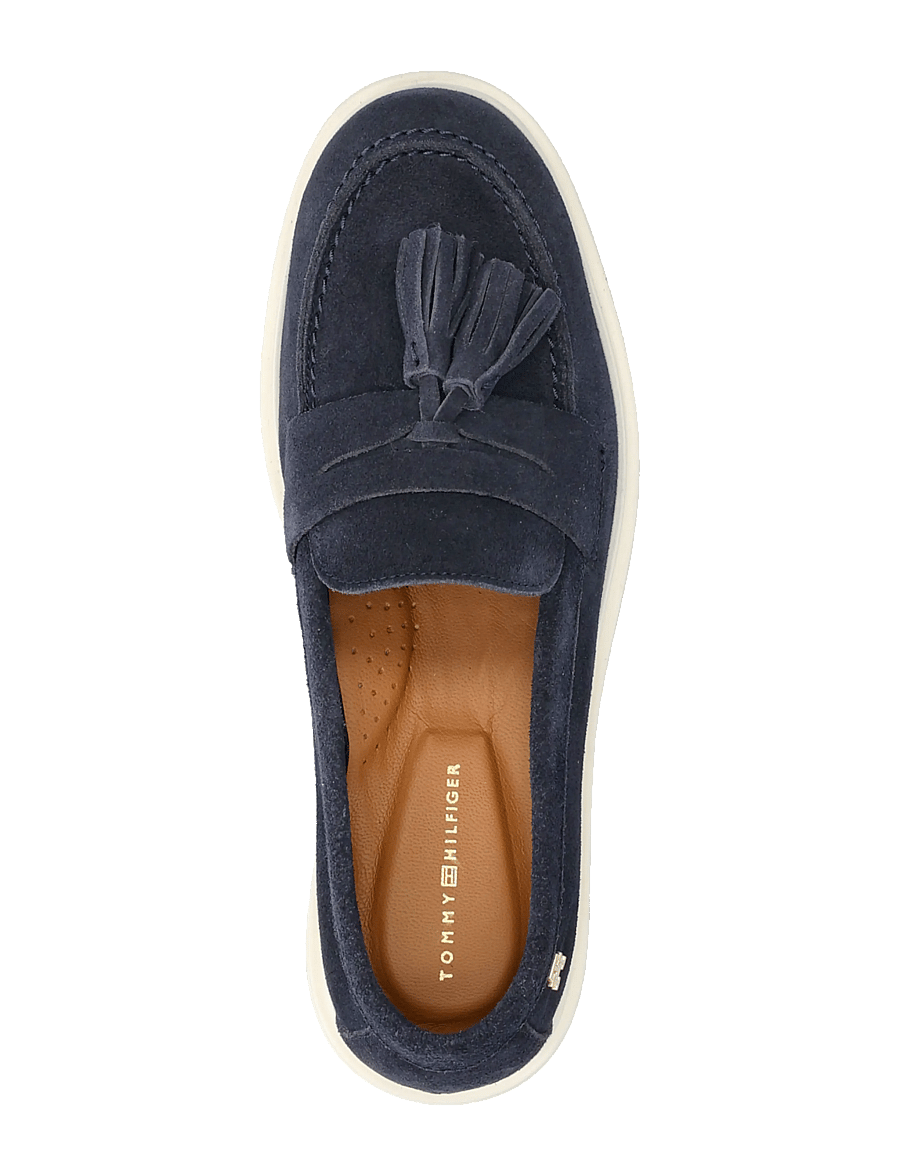 Tommy Hilfiger - LIGHT SUEDE TASSEL LOAFER - moetrendid - space blue - 3