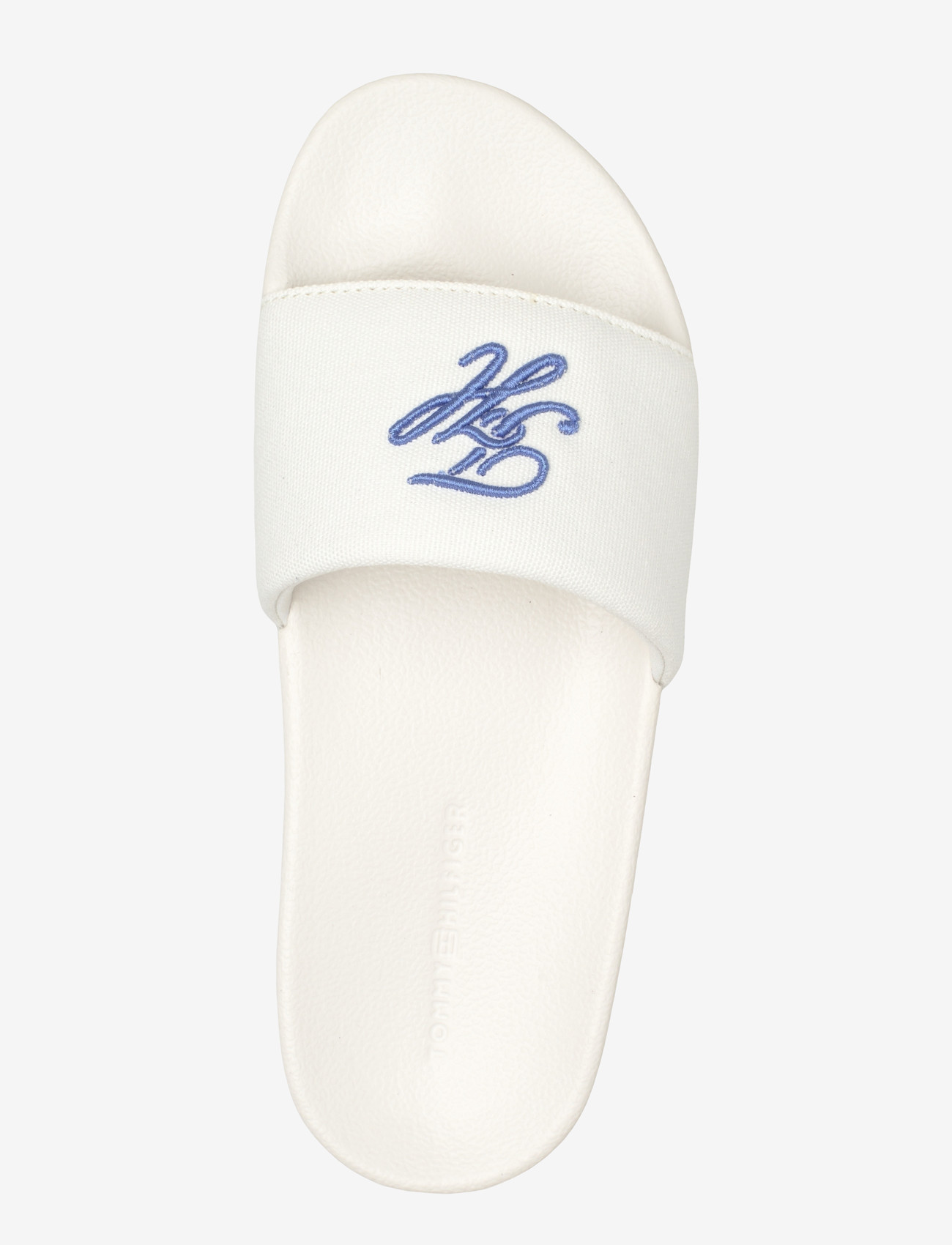 Tommy Hilfiger - TH SCRIPT POOL SLIDE - kvinnor - ecru - 3