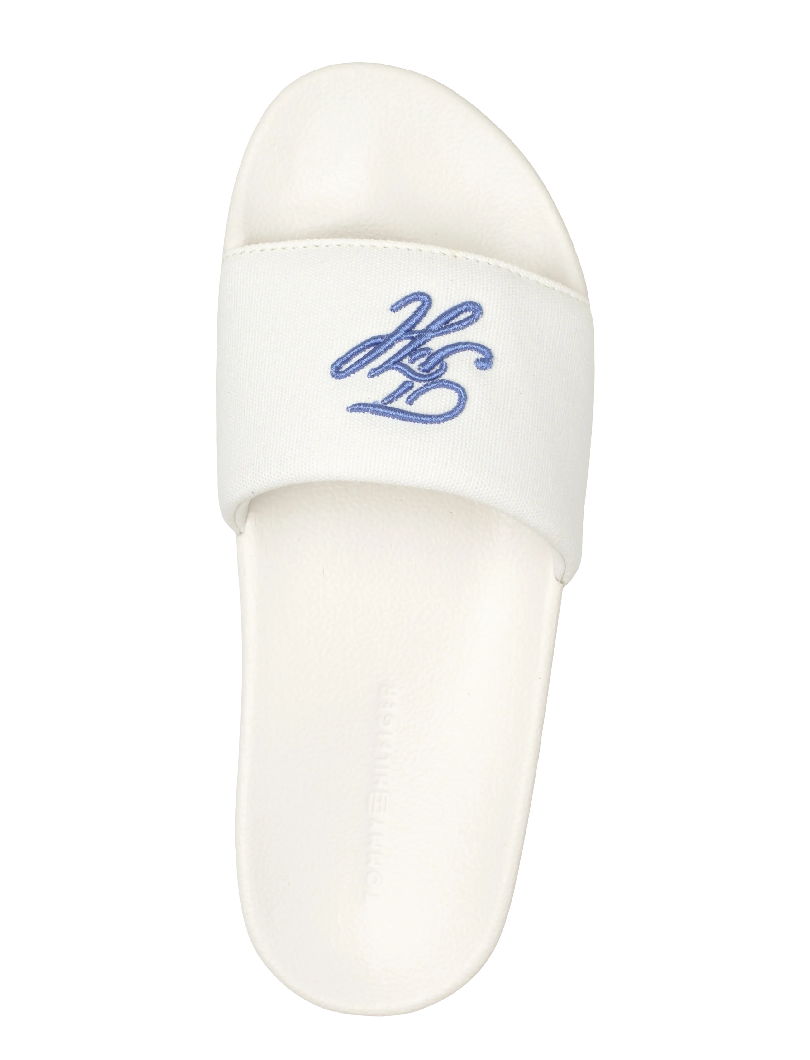 Tommy Hilfiger - TH SCRIPT POOL SLIDE - pool sliders - ecru - 3