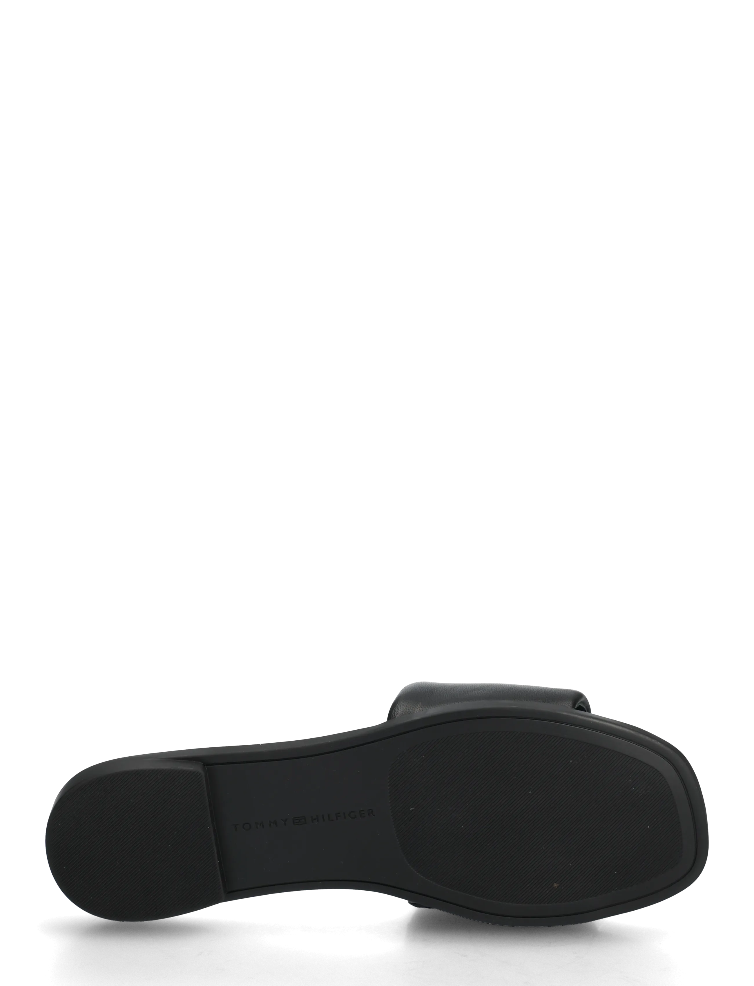 Tommy Hilfiger - TH LOGO HARDWARE LEATHER MULE - flat mules - black - 4