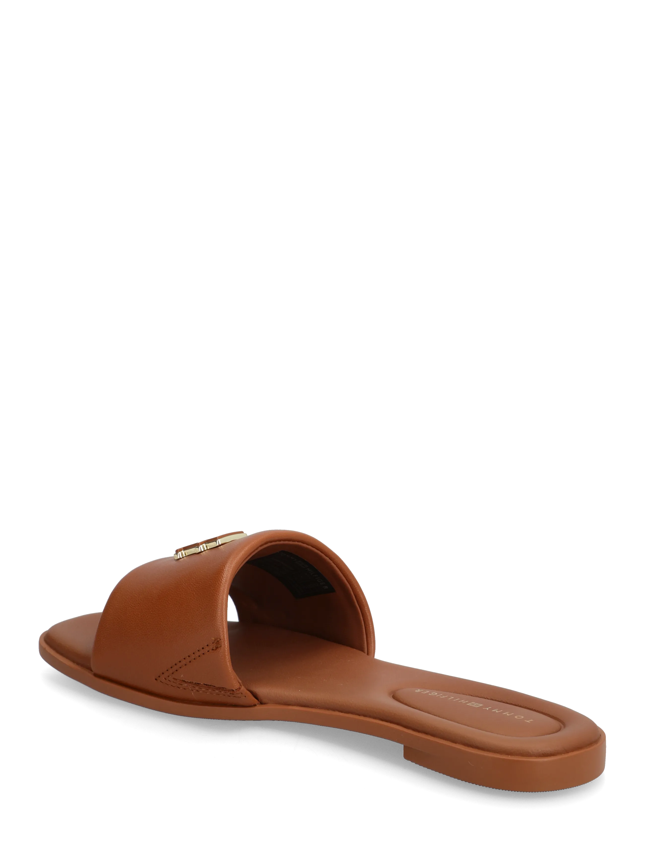Tommy Hilfiger - TH LOGO HARDWARE LEATHER MULE - mules plates - warm bronze - 2