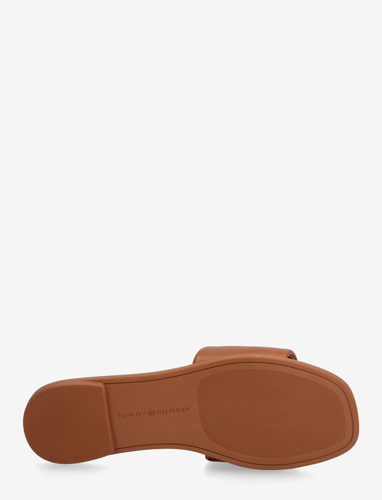 Tommy Hilfiger - TH LOGO HARDWARE LEATHER MULE - flade mules - warm bronze - 4