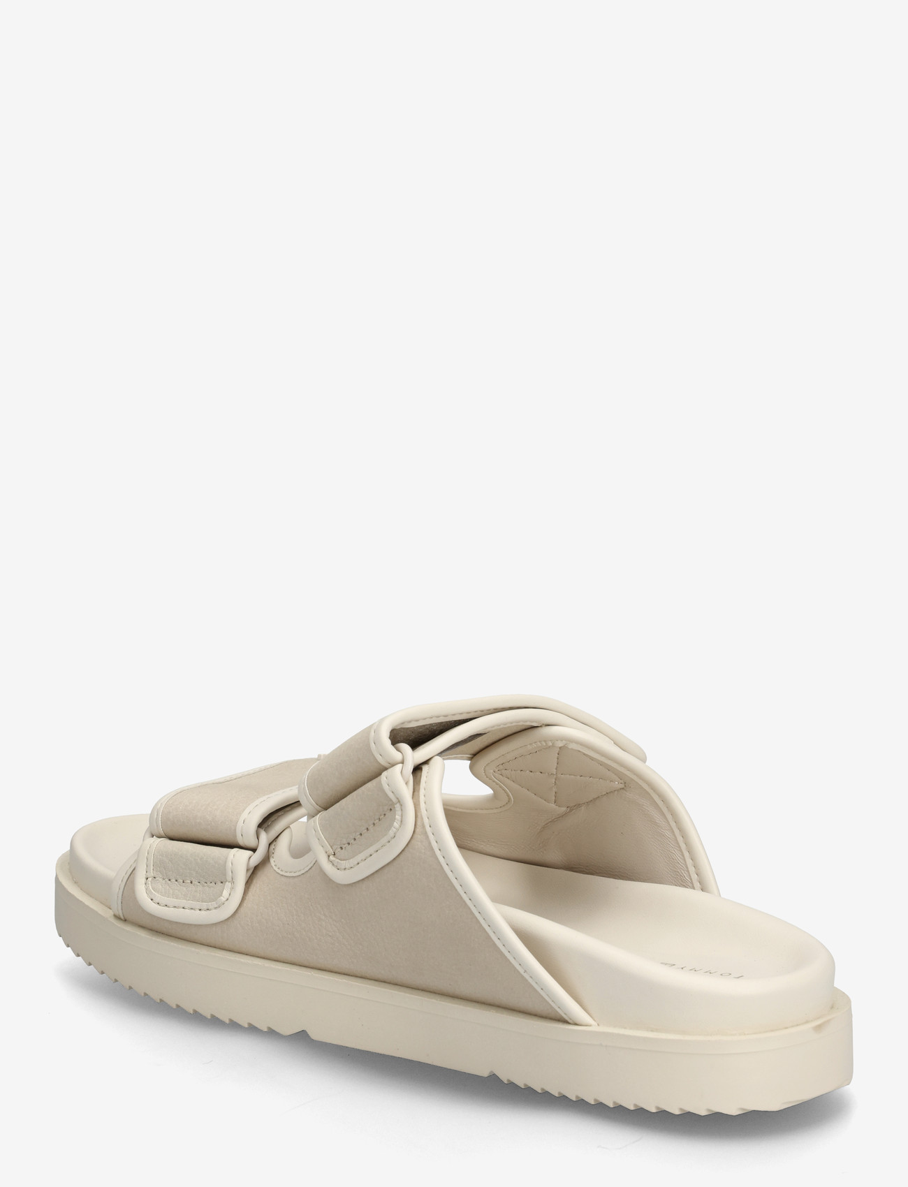 Tommy Hilfiger - DOUBLE STRAP NUBUCK SANDAL - flade sandaler - soft cream - 2