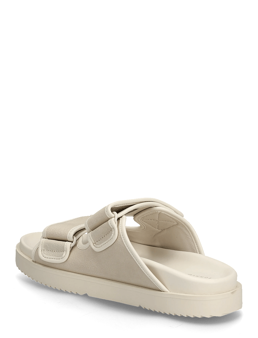 Tommy Hilfiger - DOUBLE STRAP NUBUCK SANDAL - flache sandalen - soft cream - 2