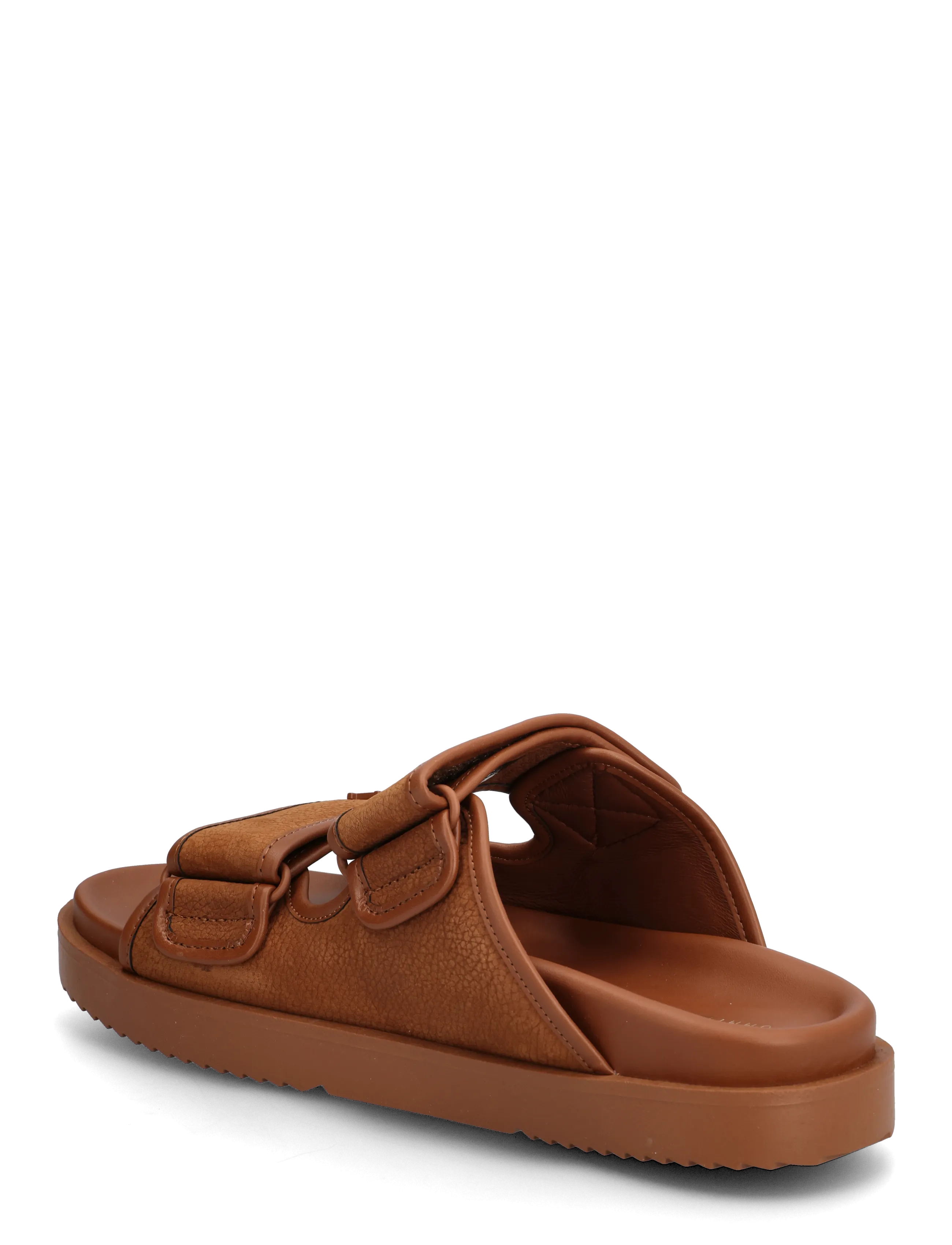 Tommy Hilfiger - DOUBLE STRAP NUBUCK SANDAL - flade sandaler - warm bronze - 2