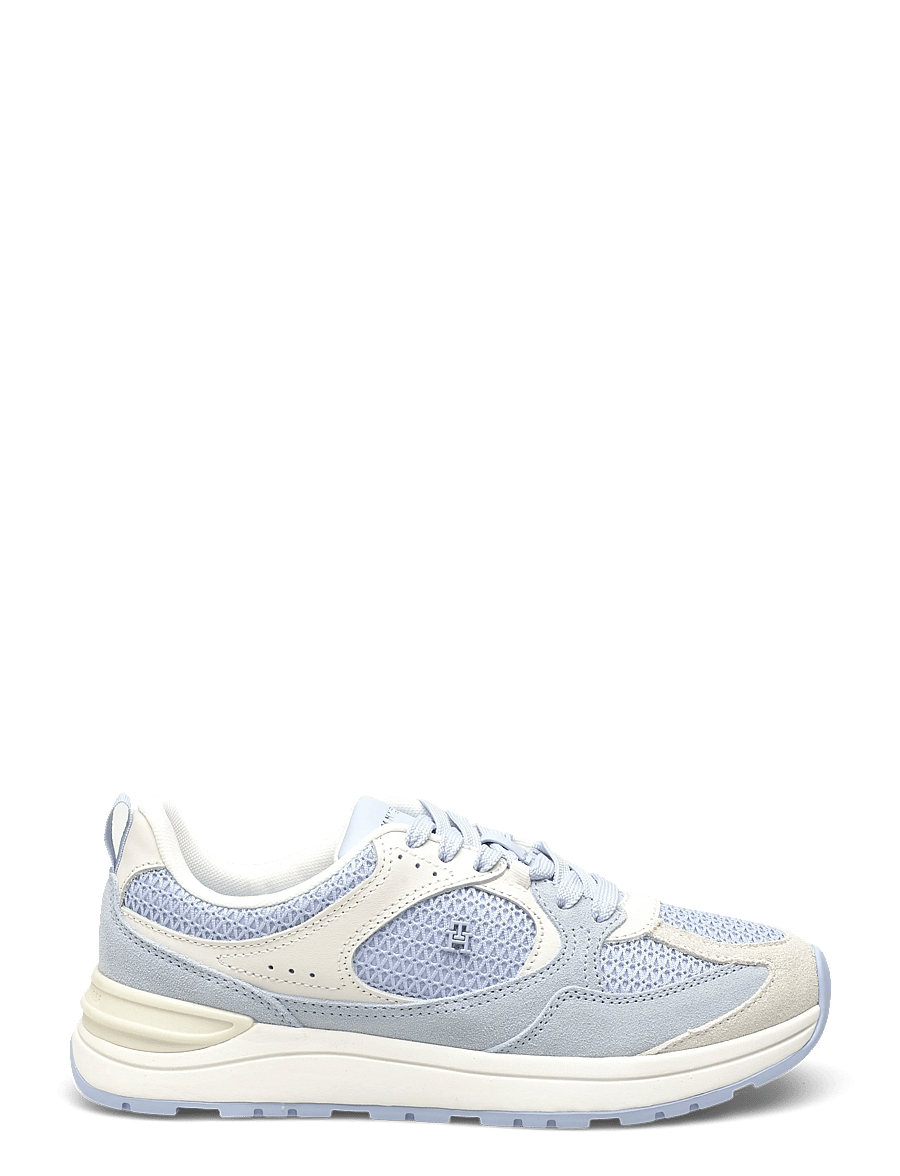 Tommy Hilfiger - TH MIX MATERIAL RUNNER - konfirmation - breezy blue ecru - 1