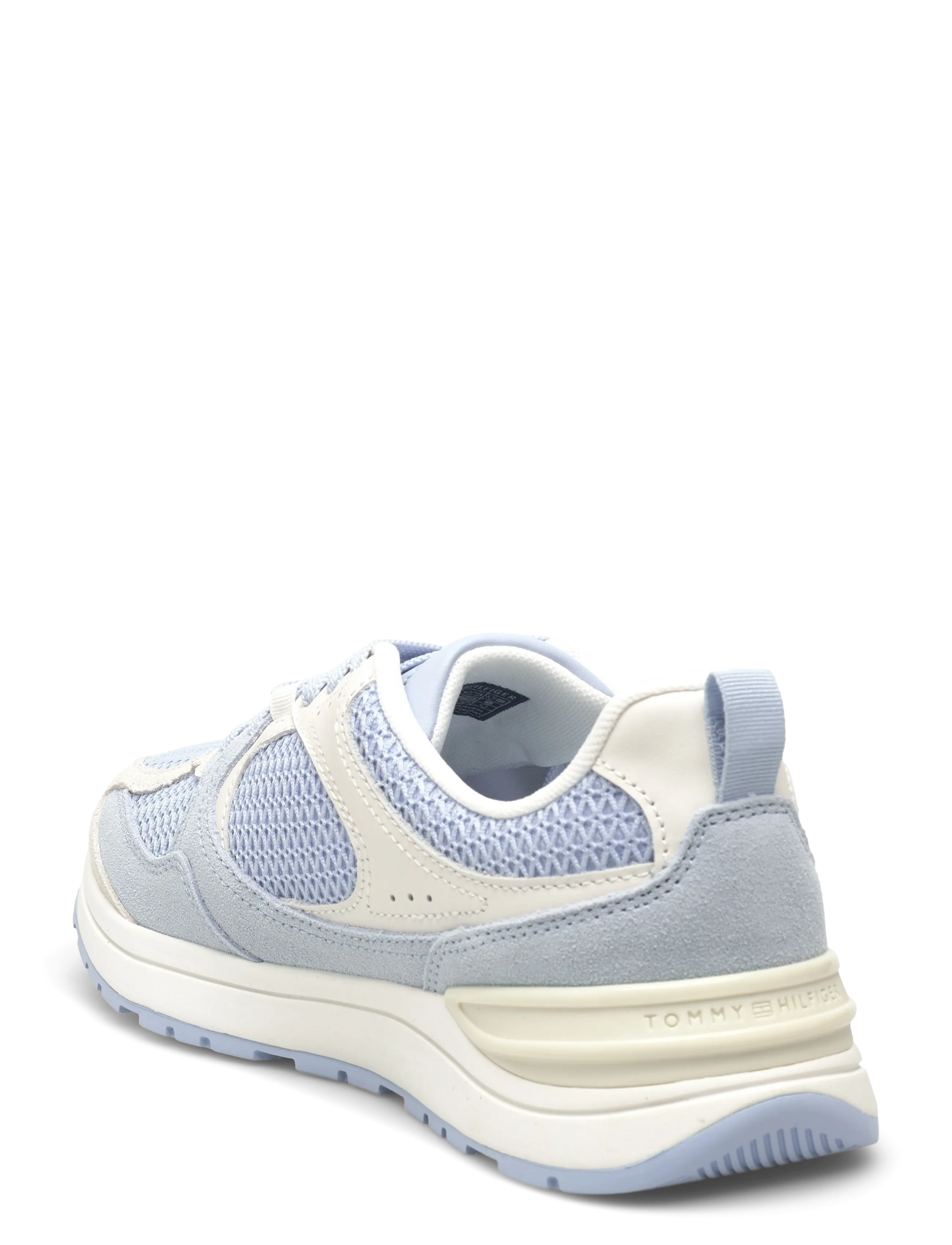 Tommy Hilfiger - TH MIX MATERIAL RUNNER - konfirmation - breezy blue ecru - 2