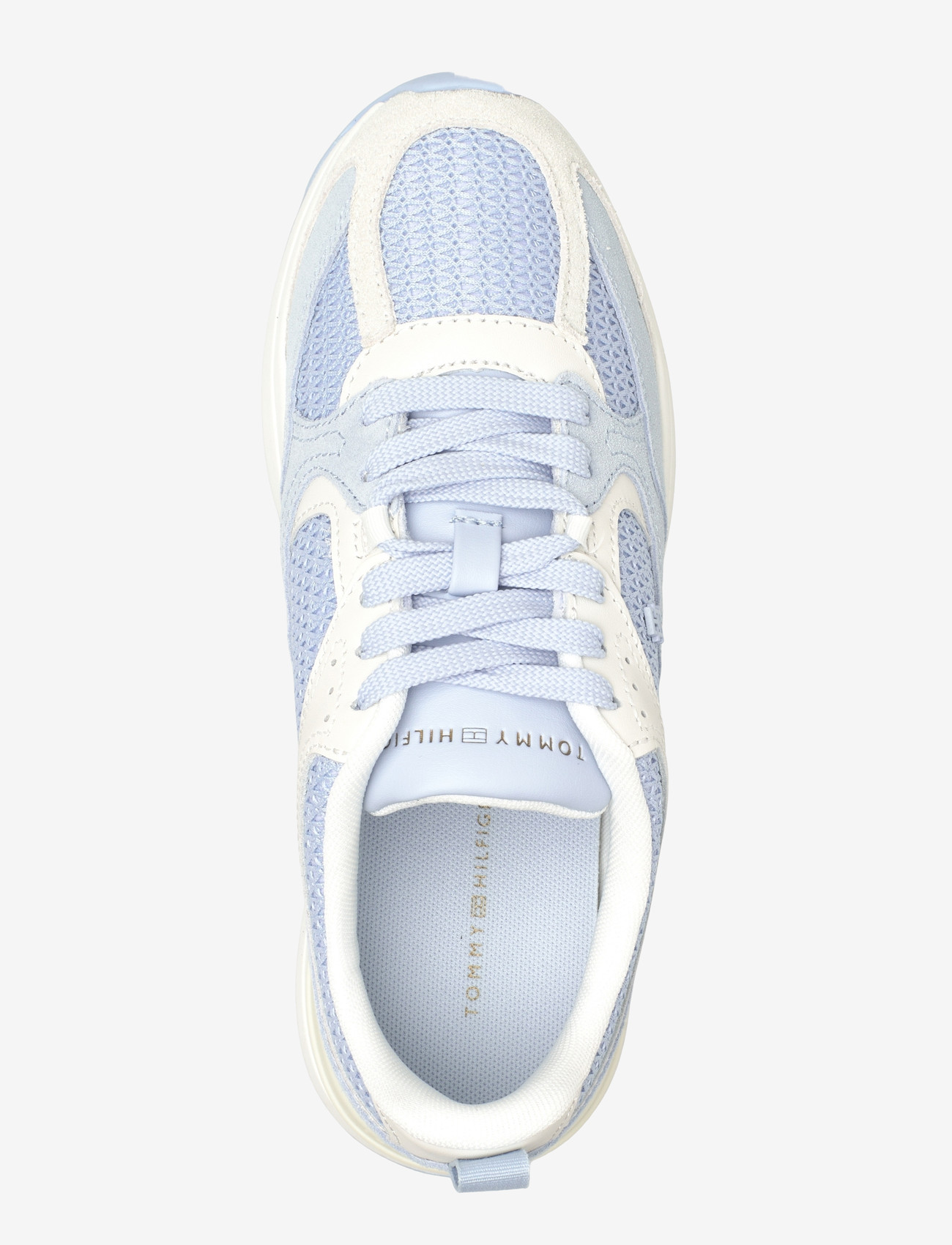 Tommy Hilfiger - TH MIX MATERIAL RUNNER - konfirmationstøj - breezy blue ecru - 3