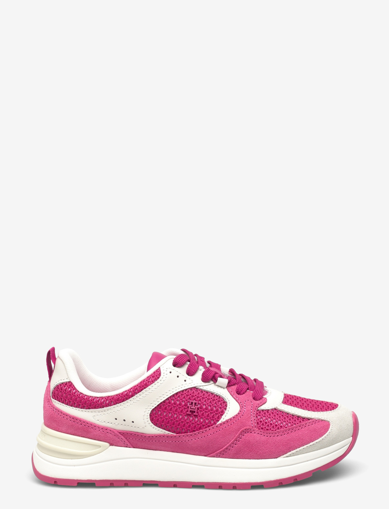 Tommy Hilfiger - TH MIX MATERIAL RUNNER - konfirmationstøj - fuchsia ecru - 1