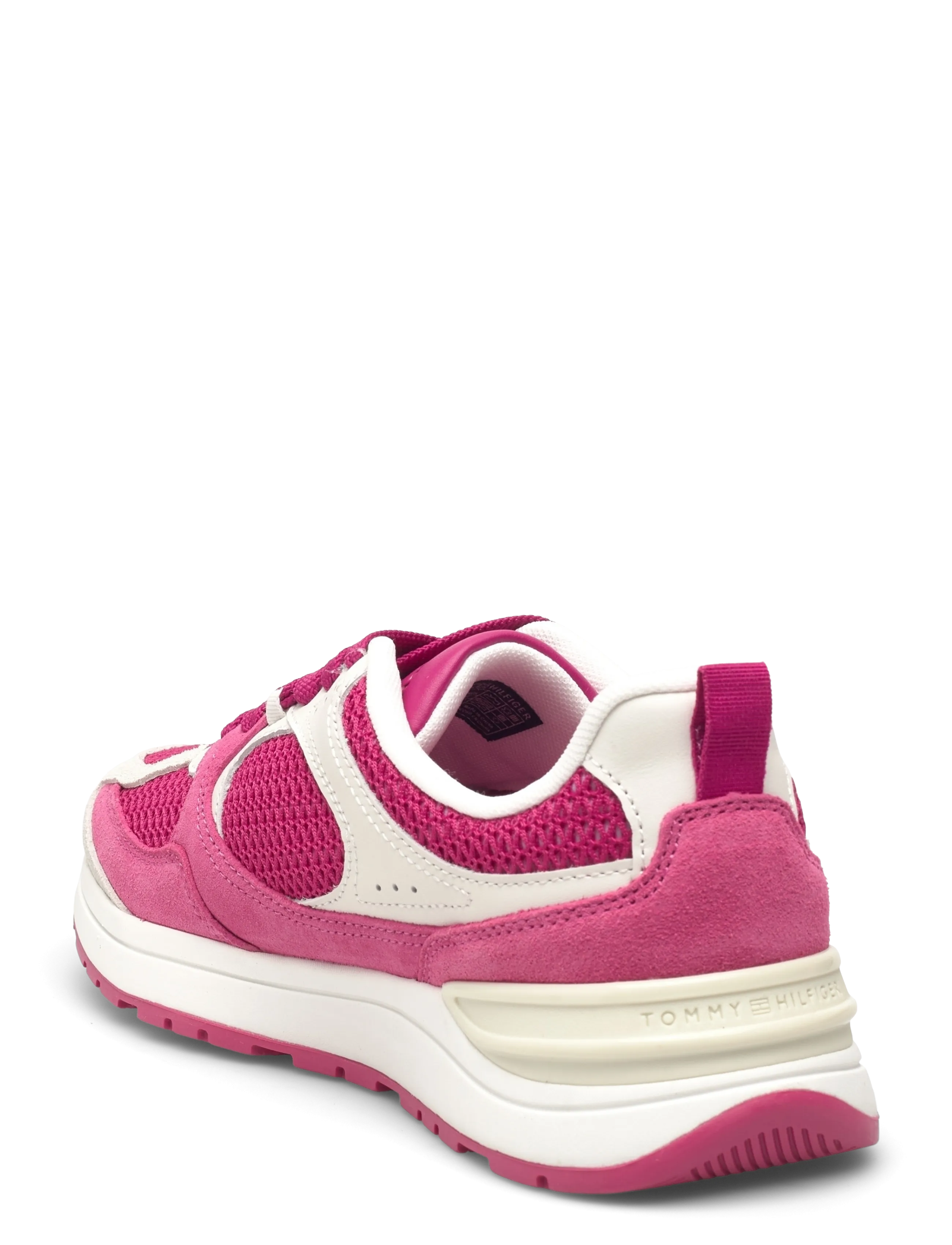 Tommy Hilfiger - TH MIX MATERIAL RUNNER - konfirmation - fuchsia ecru - 2