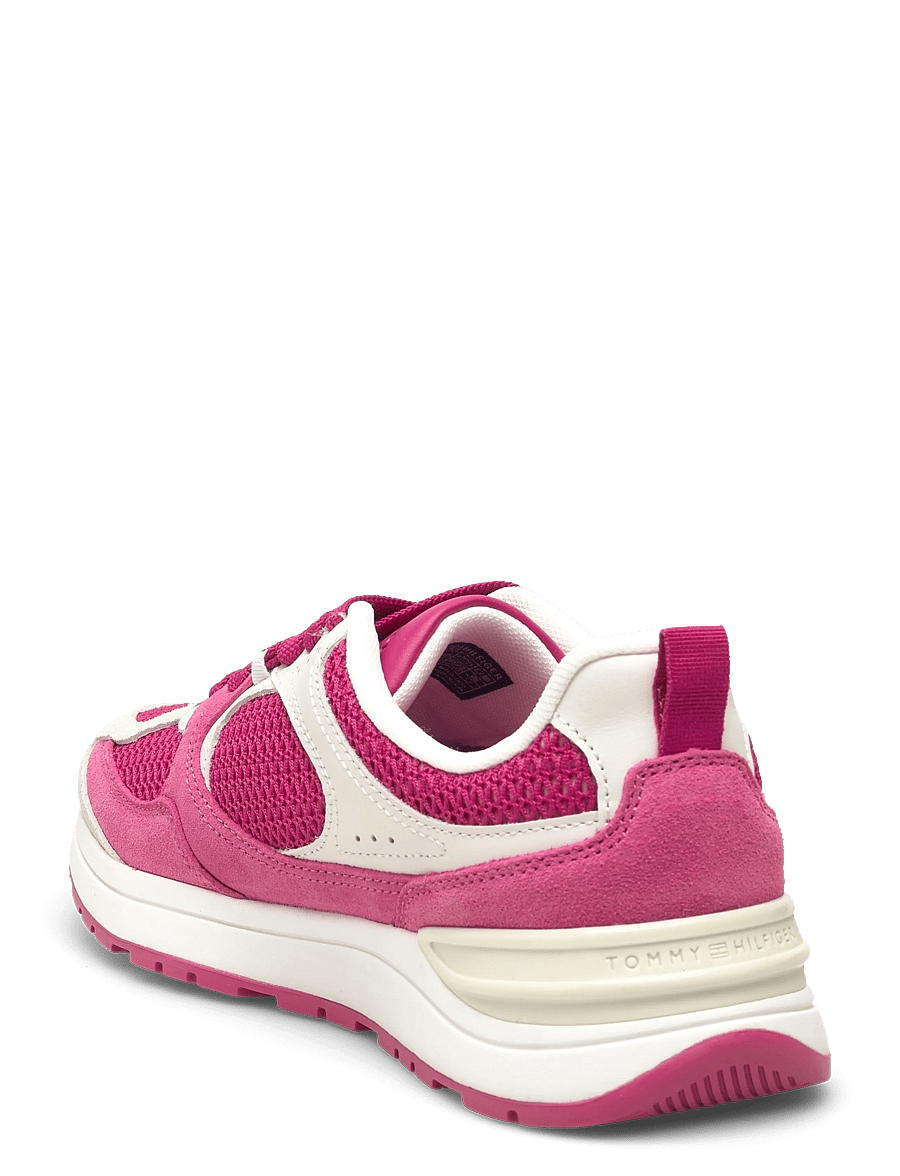 Tommy Hilfiger - TH MIX MATERIAL RUNNER - konfirmation - fuchsia ecru - 2