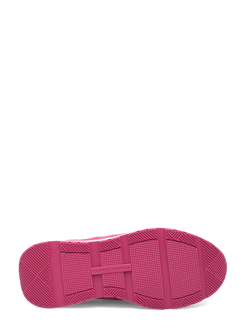 Tommy Hilfiger - TH MIX MATERIAL RUNNER - konfirmationstøj - fuchsia ecru - 4
