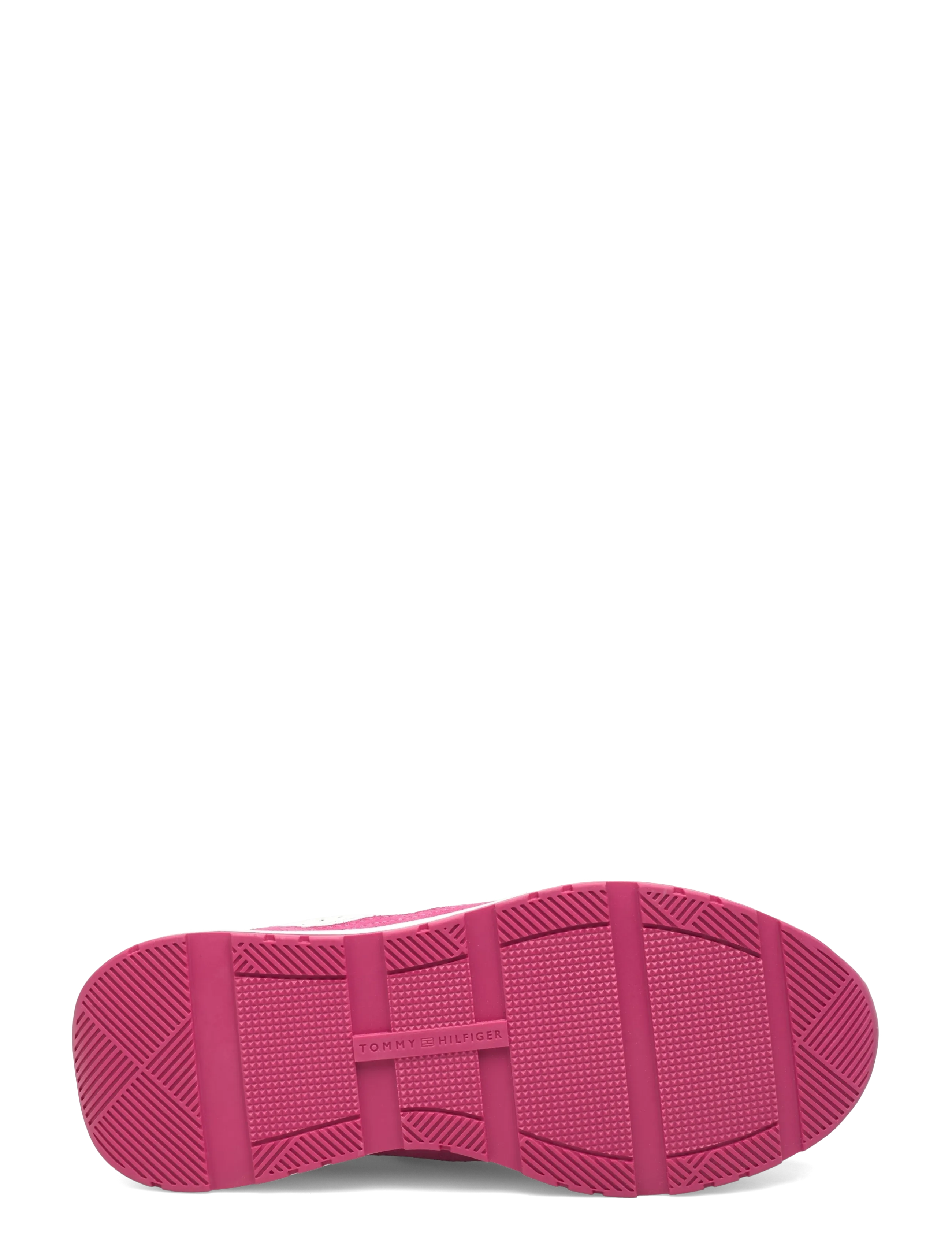 Tommy Hilfiger - TH MIX MATERIAL RUNNER - konfirmation - fuchsia ecru - 4