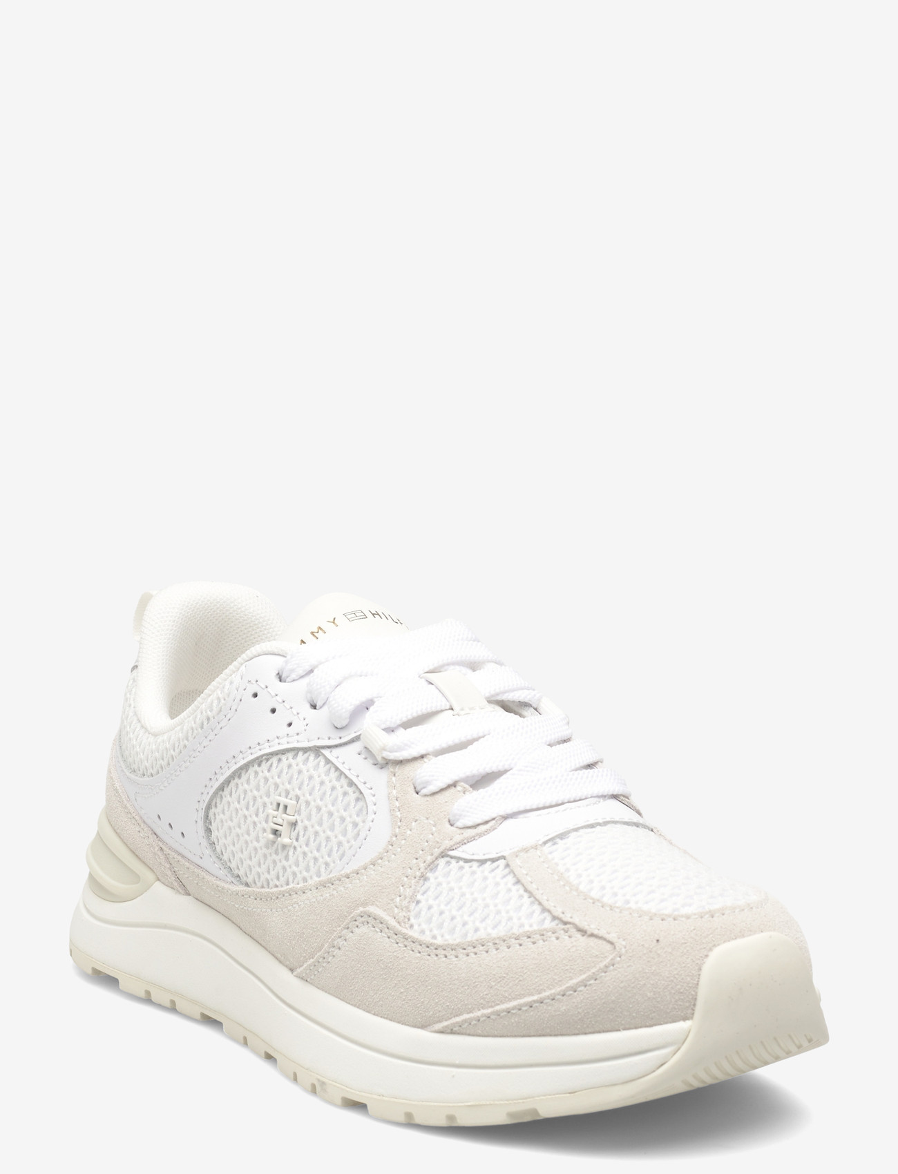 Tommy Hilfiger - TH MIX MATERIAL RUNNER - konfirmationstøj - white ecru - 0