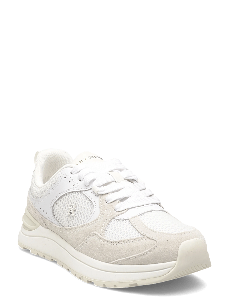 Tommy Hilfiger - TH MIX MATERIAL RUNNER - konfirmationstøj - white ecru - 0