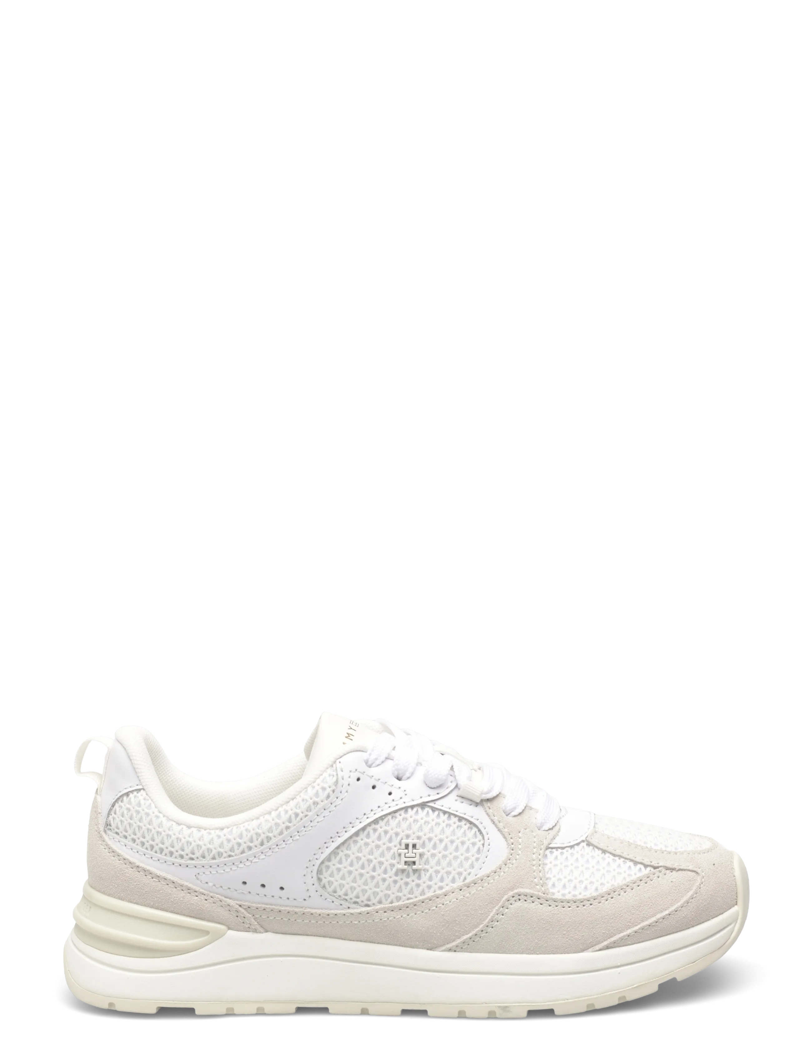 Tommy Hilfiger - TH MIX MATERIAL RUNNER - konfirmation - white ecru - 1