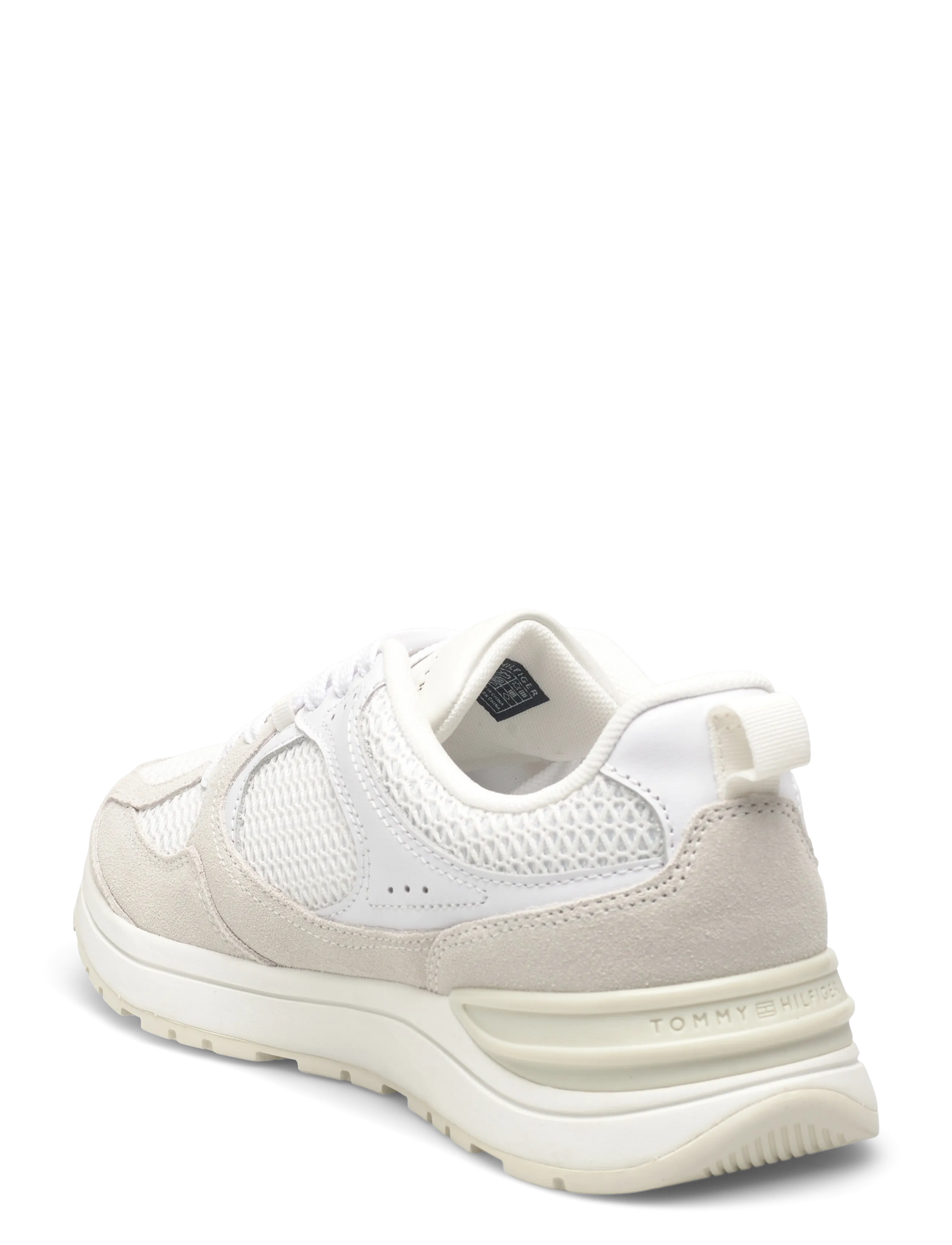Tommy Hilfiger - TH MIX MATERIAL RUNNER - konfirmation - white ecru - 2