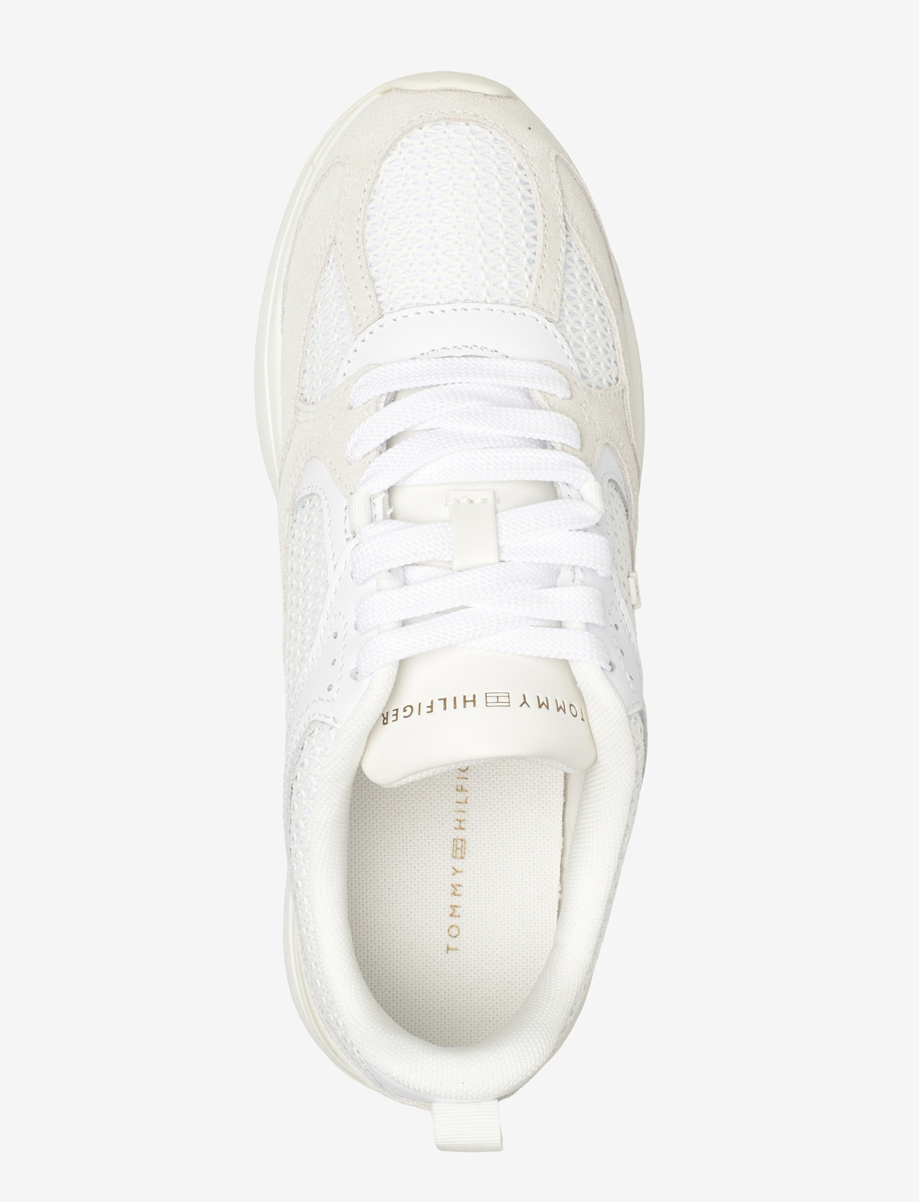 Tommy Hilfiger - TH MIX MATERIAL RUNNER - konfirmationstøj - white ecru - 3