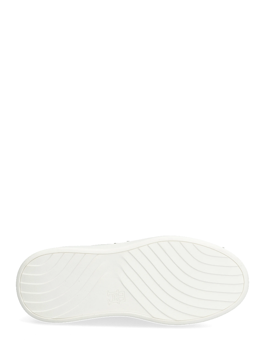 Tommy Hilfiger - TH SATIN PLATFORM SNEAKER - confirmation - ecru space blue - 4