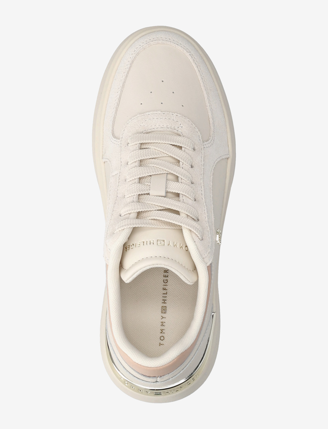 Tommy Hilfiger - TH SATIN PLATFORM SNEAKER - konfirmationstøj - soft cream misty blush - 3