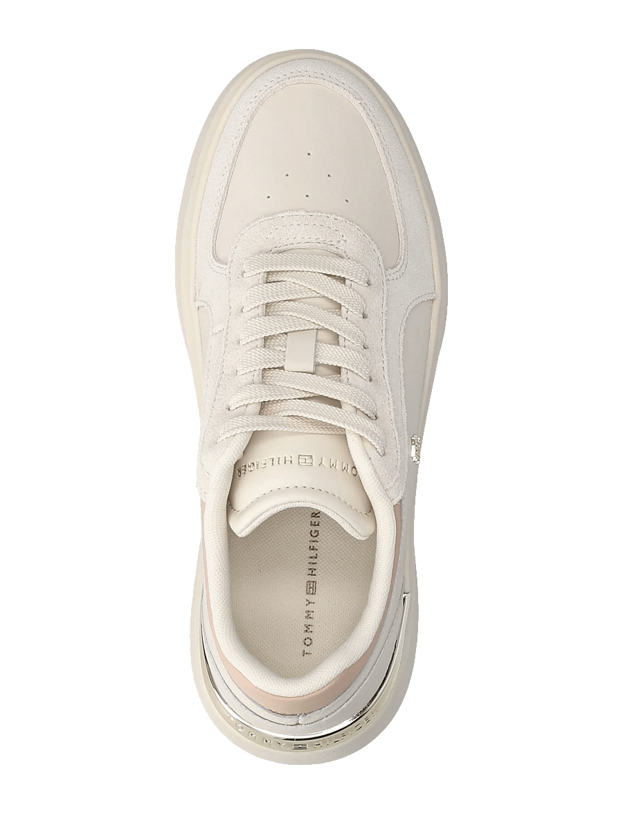Tommy Hilfiger - TH SATIN PLATFORM SNEAKER - konfirmatsioon - soft cream misty blush - 3