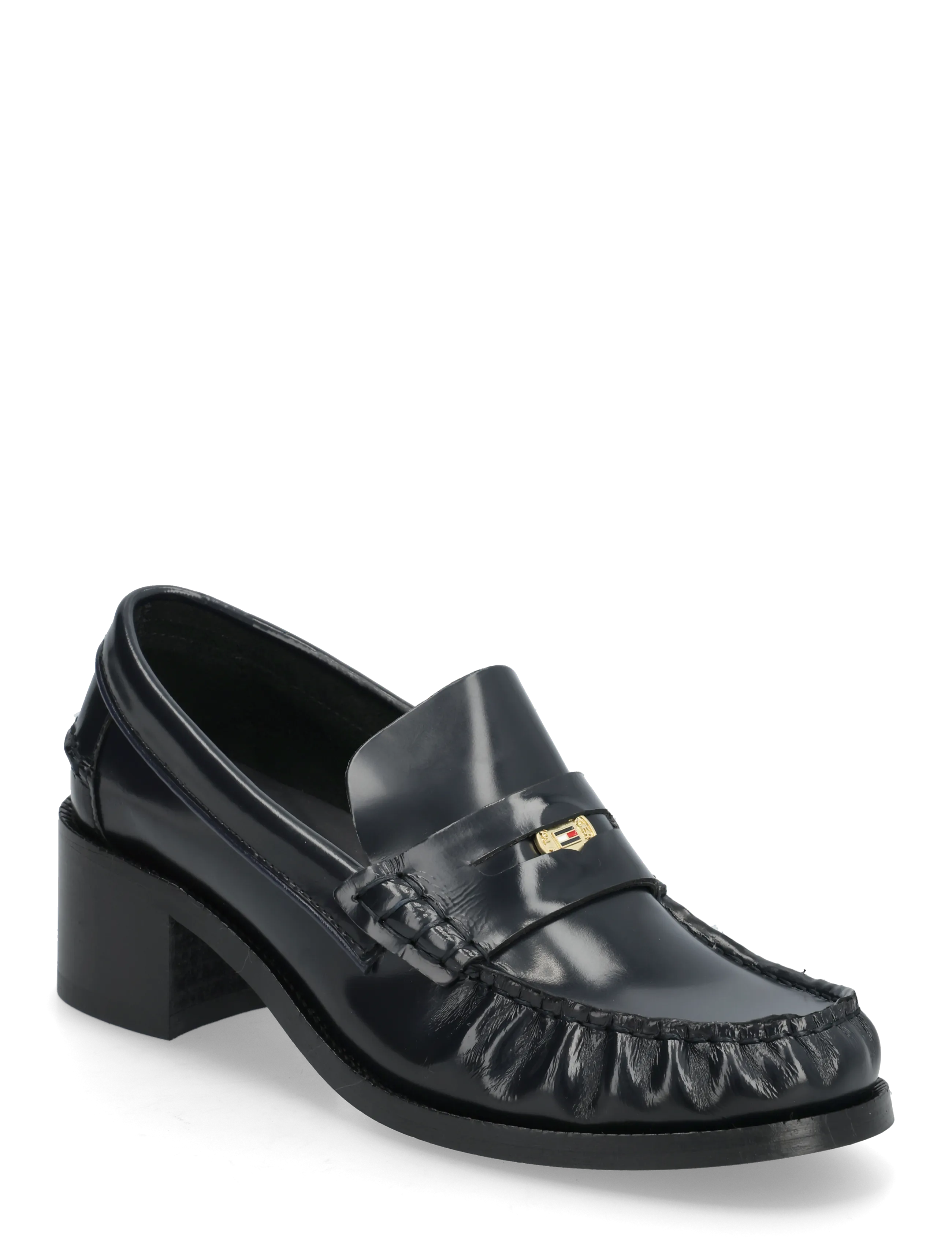Tommy Hilfiger HILFIGER PENNY HL ABRASIVATO - Loafers - SPACE BLUE / navy