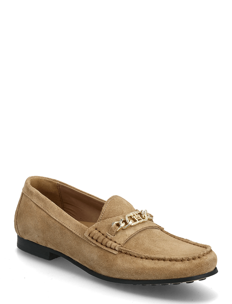 Tommy Hilfiger - TH CHAIN SUEDE LOAFER - modetrends - safari canvas - 0