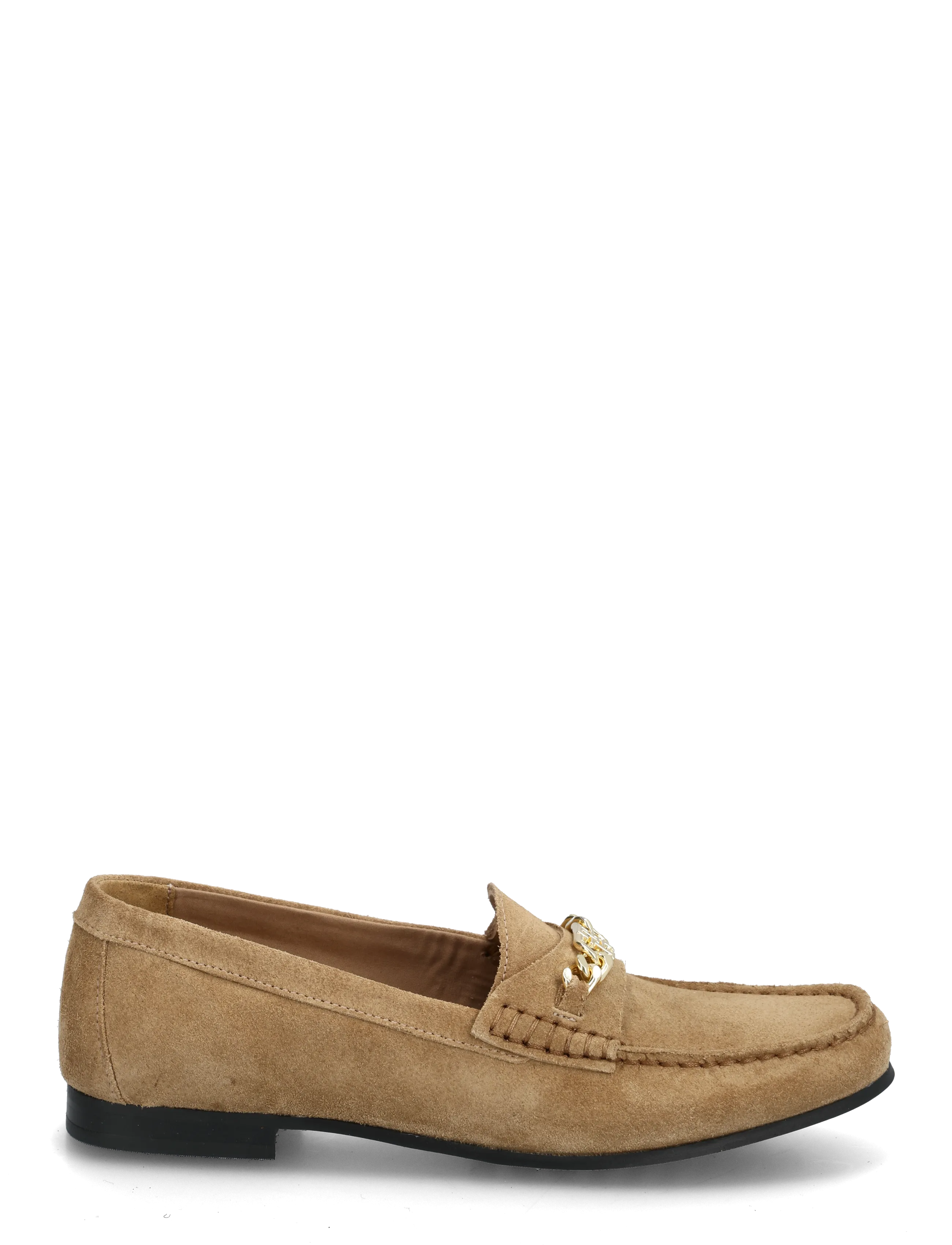 Tommy Hilfiger - TH CHAIN SUEDE LOAFER - mode trends - safari canvas - 1