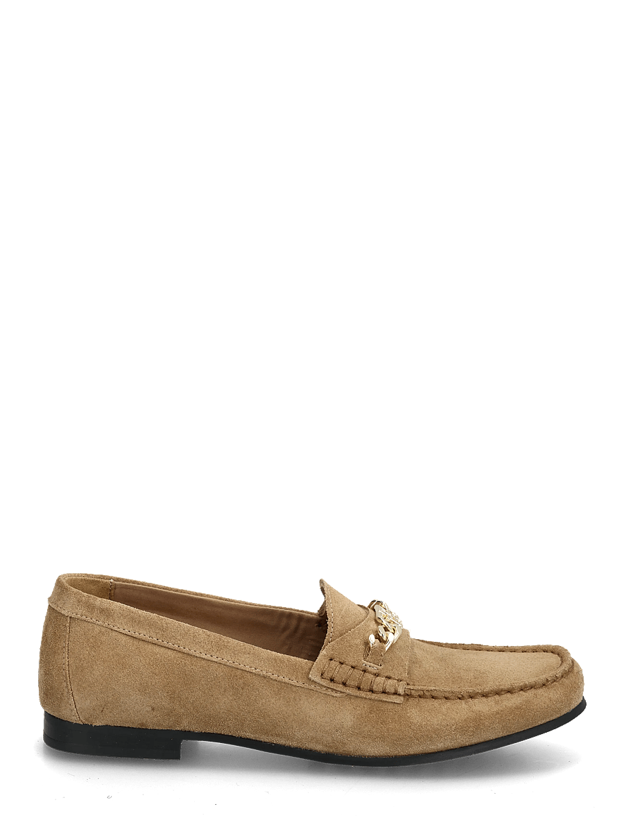 Tommy Hilfiger - TH CHAIN SUEDE LOAFER - modetrends - safari canvas - 1