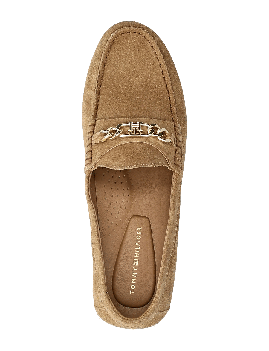Tommy Hilfiger - TH CHAIN SUEDE LOAFER - modetrends - safari canvas - 3