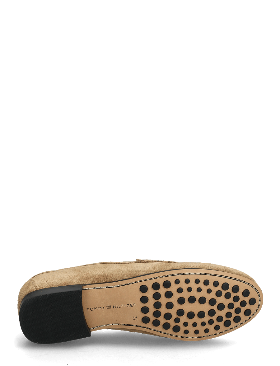 Tommy Hilfiger - TH CHAIN SUEDE LOAFER - modetrends - safari canvas - 4