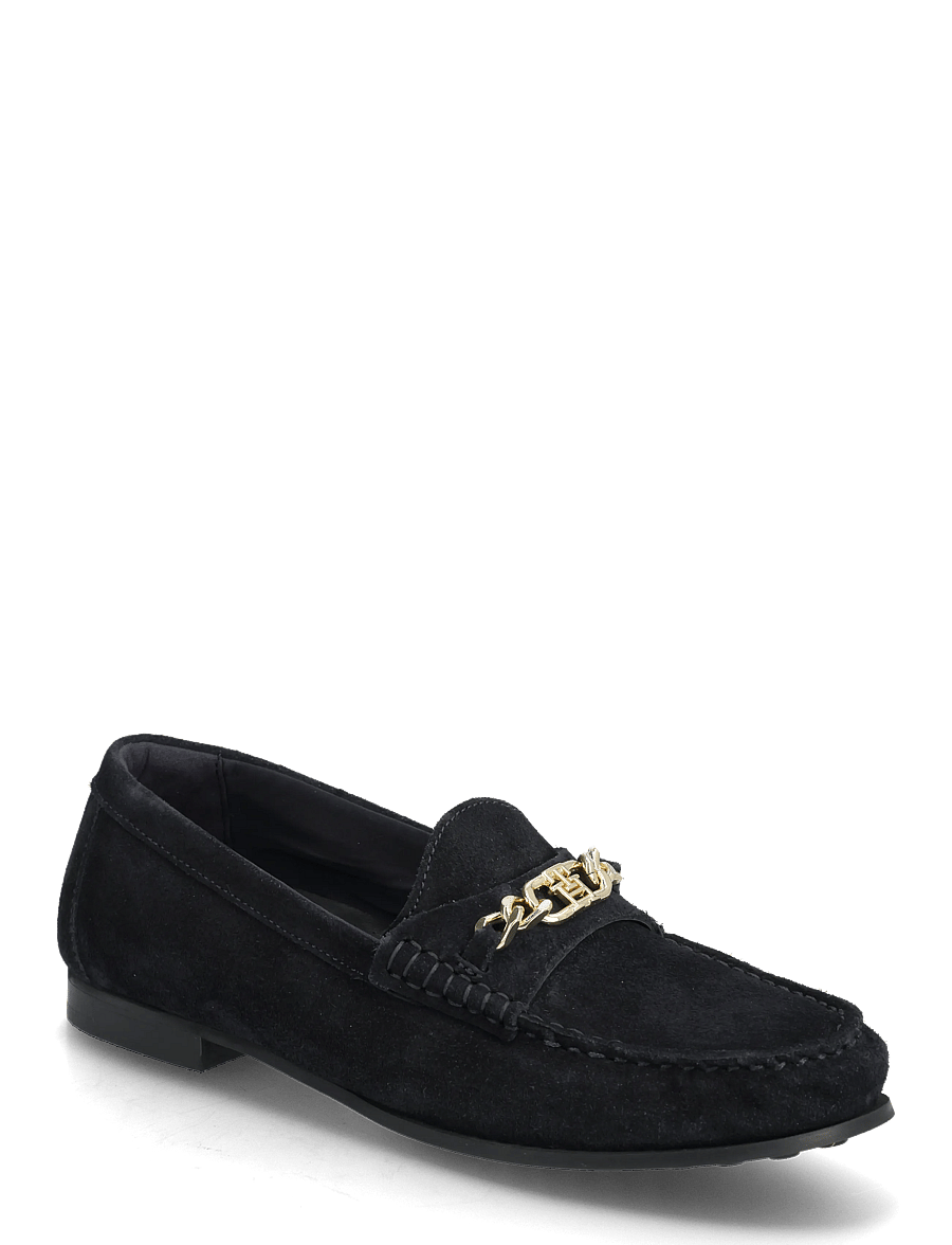 Tommy Hilfiger - TH CHAIN SUEDE LOAFER - modetrends - space blue - 0