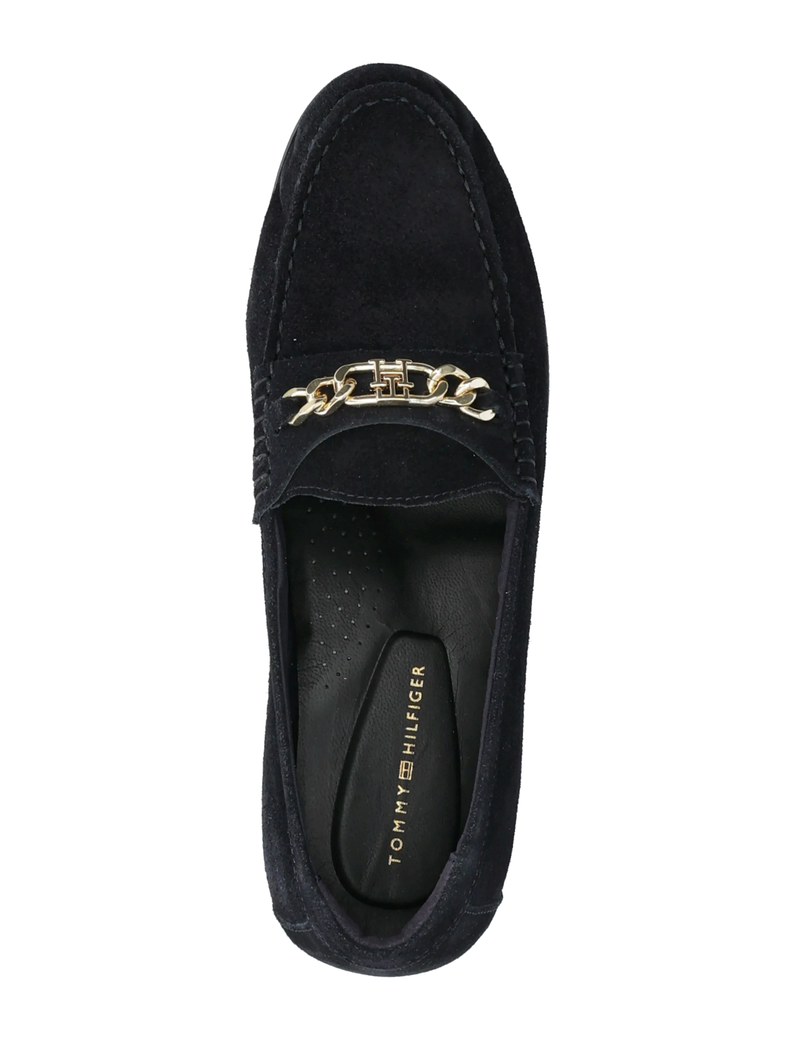Tommy Hilfiger - TH CHAIN SUEDE LOAFER - modetrends - space blue - 3