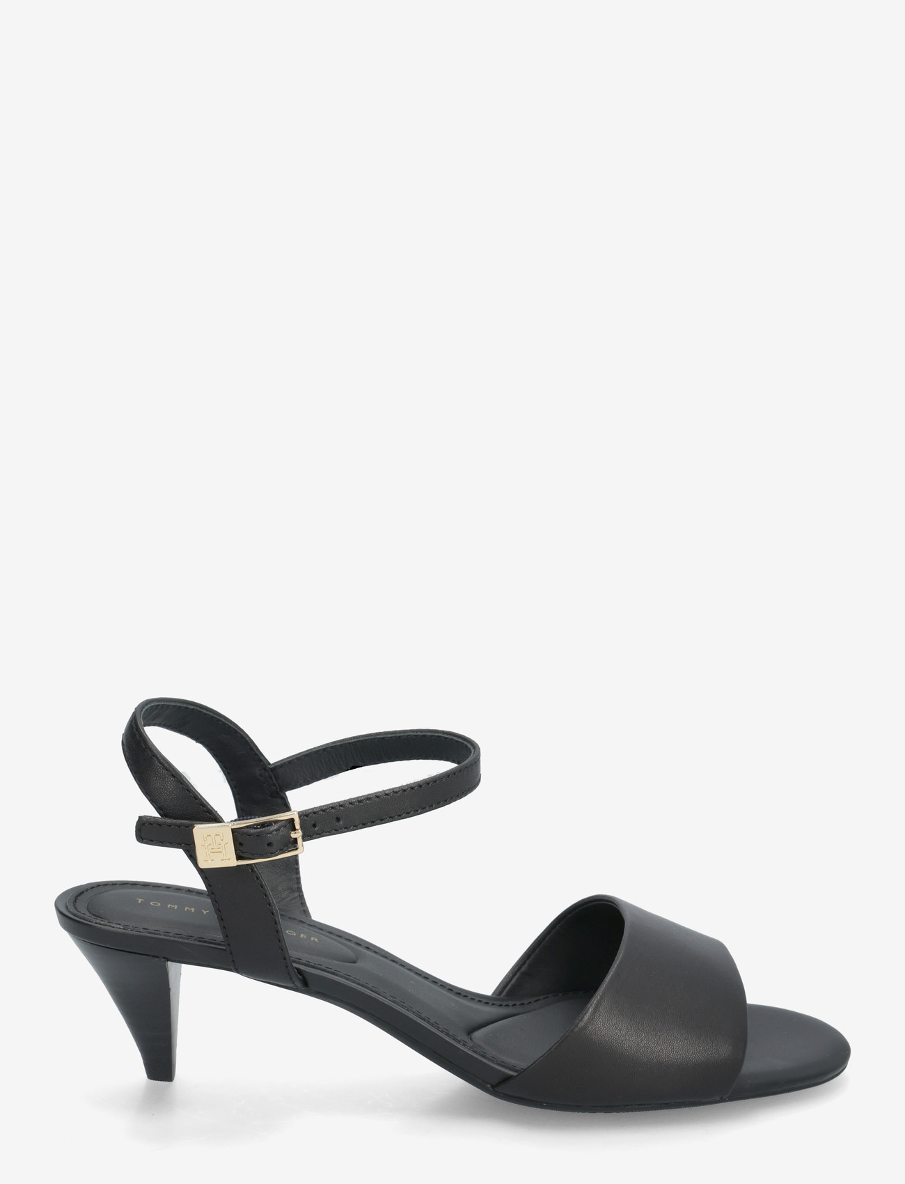 Tommy Hilfiger - TH OPEN TOE SANDAL BUCKLE - sandaletten - black - 1