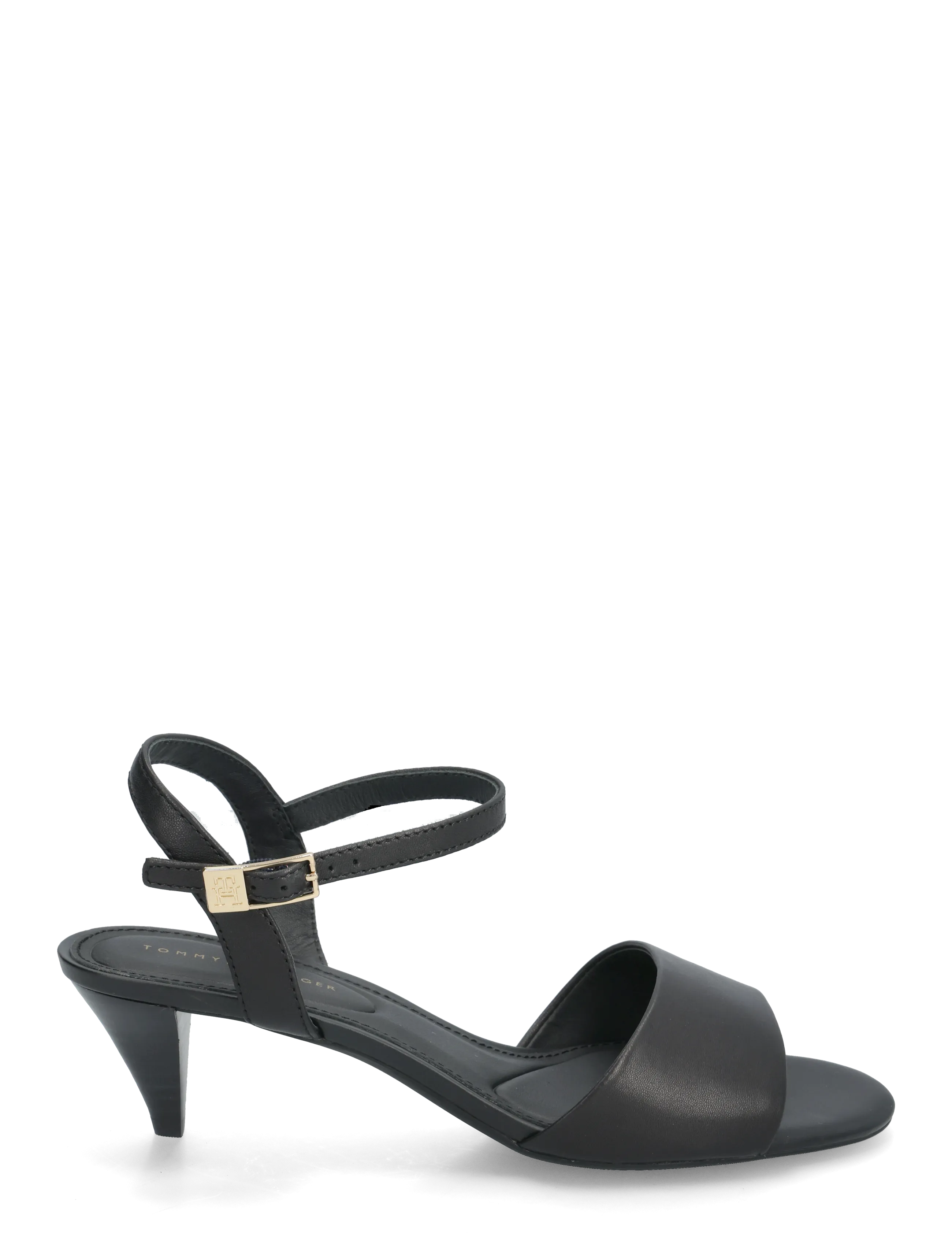 Tommy Hilfiger - TH OPEN TOE SANDAL BUCKLE - kontsaga sandaalid - black - 1