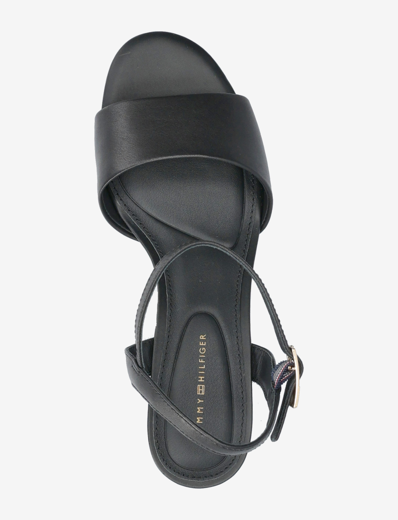 Tommy Hilfiger - TH OPEN TOE SANDAL BUCKLE - sandaletten - black - 3