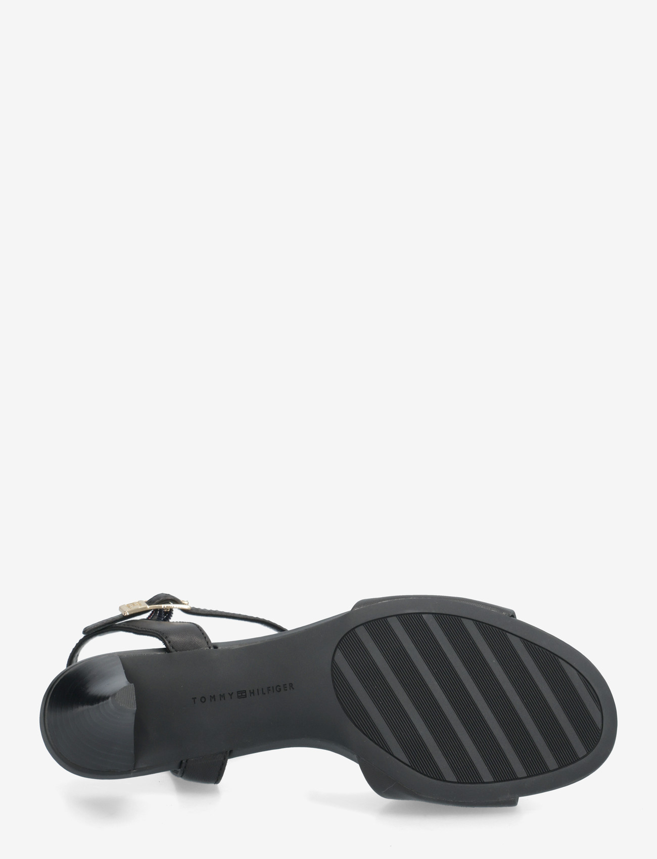 Tommy Hilfiger - TH OPEN TOE SANDAL BUCKLE - sandaletten - black - 4
