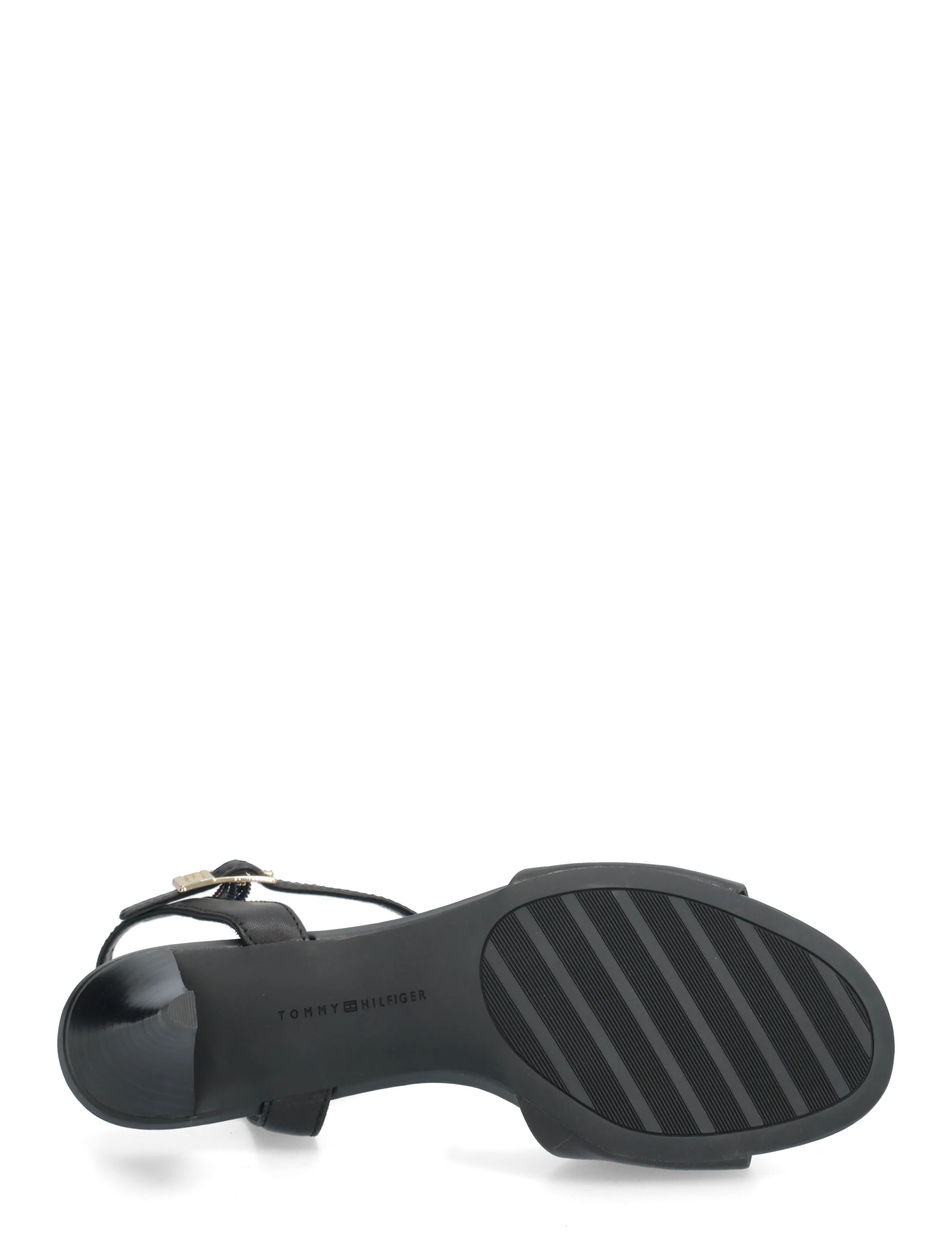 Tommy Hilfiger - TH OPEN TOE SANDAL BUCKLE - kontsaga sandaalid - black - 4