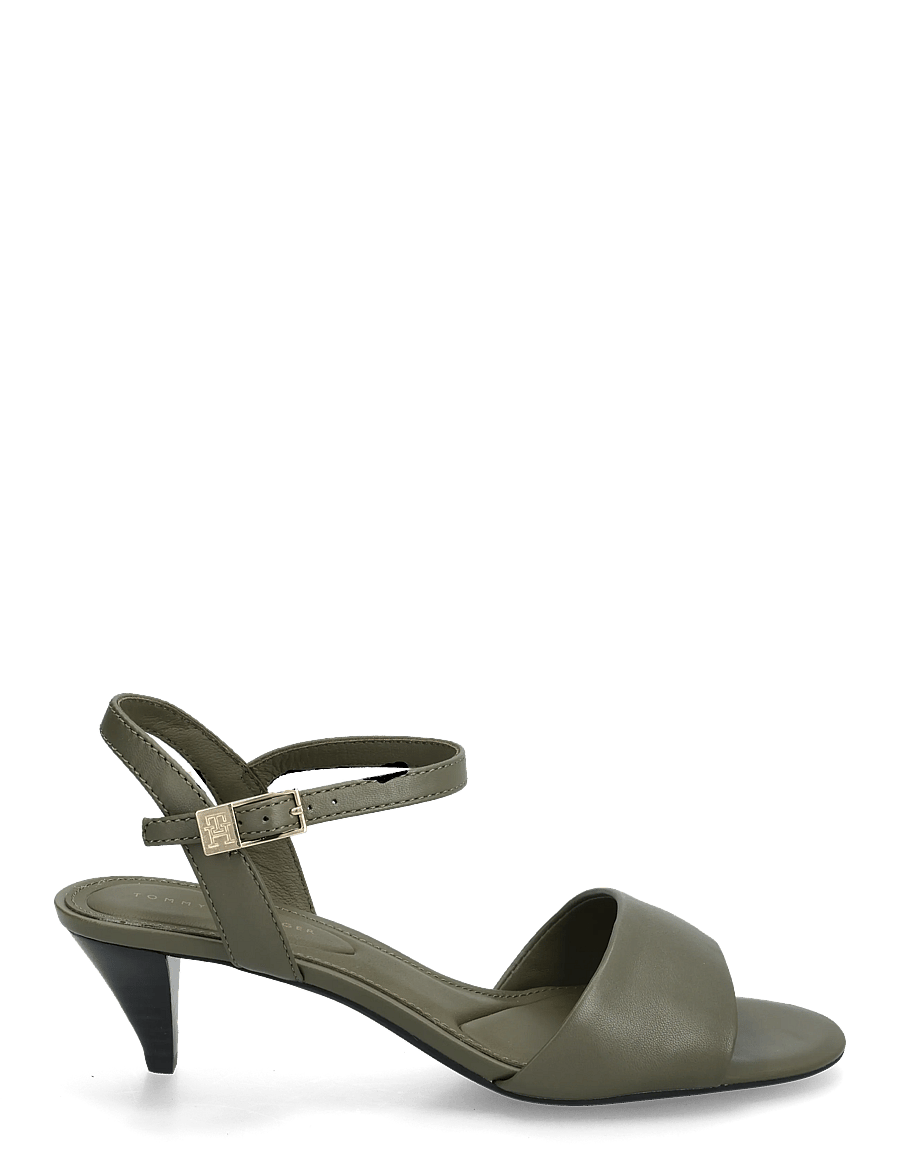 Tommy Hilfiger - TH OPEN TOE SANDAL BUCKLE - sandaletter - platinum olive - 1
