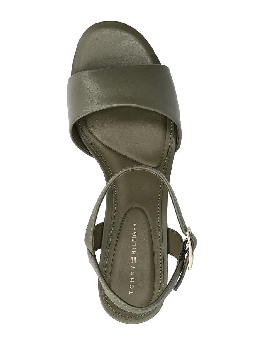 Tommy Hilfiger - TH OPEN TOE SANDAL BUCKLE - sandaletter - platinum olive - 3