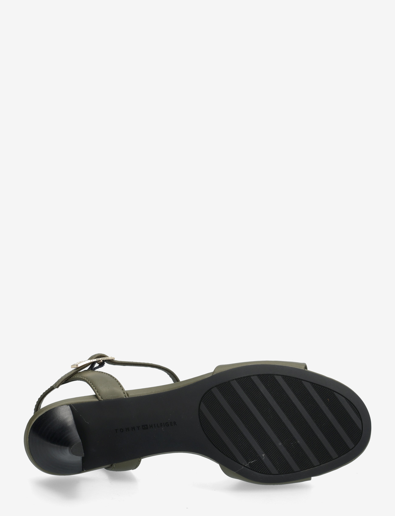 Tommy Hilfiger - TH OPEN TOE SANDAL BUCKLE - sandaletten - platinum olive - 4