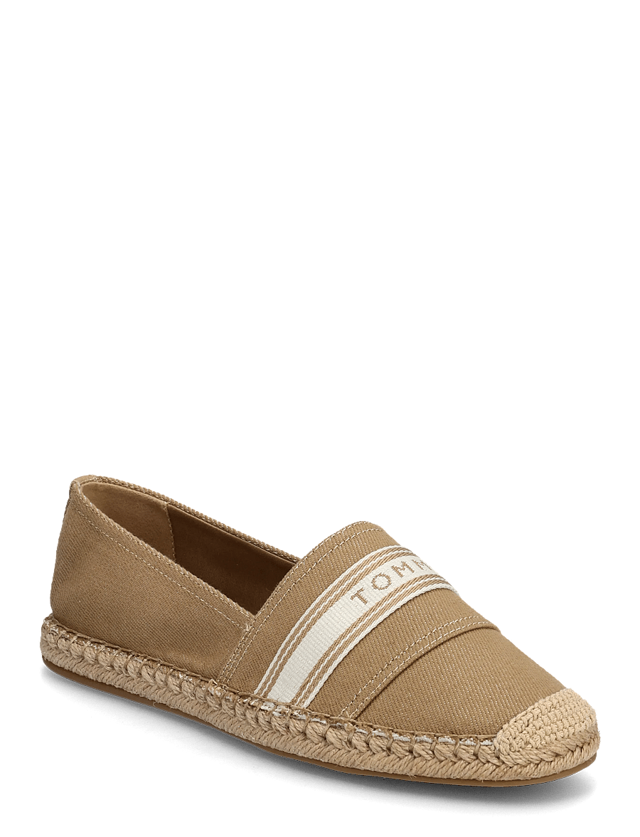 Tommy Hilfiger - HILFIGER WEBBING ESPADRILLE - espadrillos - safari canvas - 0