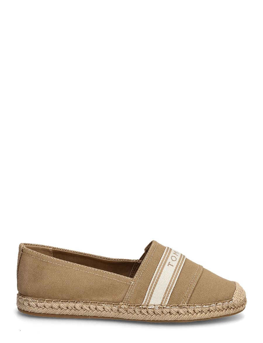 Tommy Hilfiger - HILFIGER WEBBING ESPADRILLE - espadrillos - safari canvas - 1