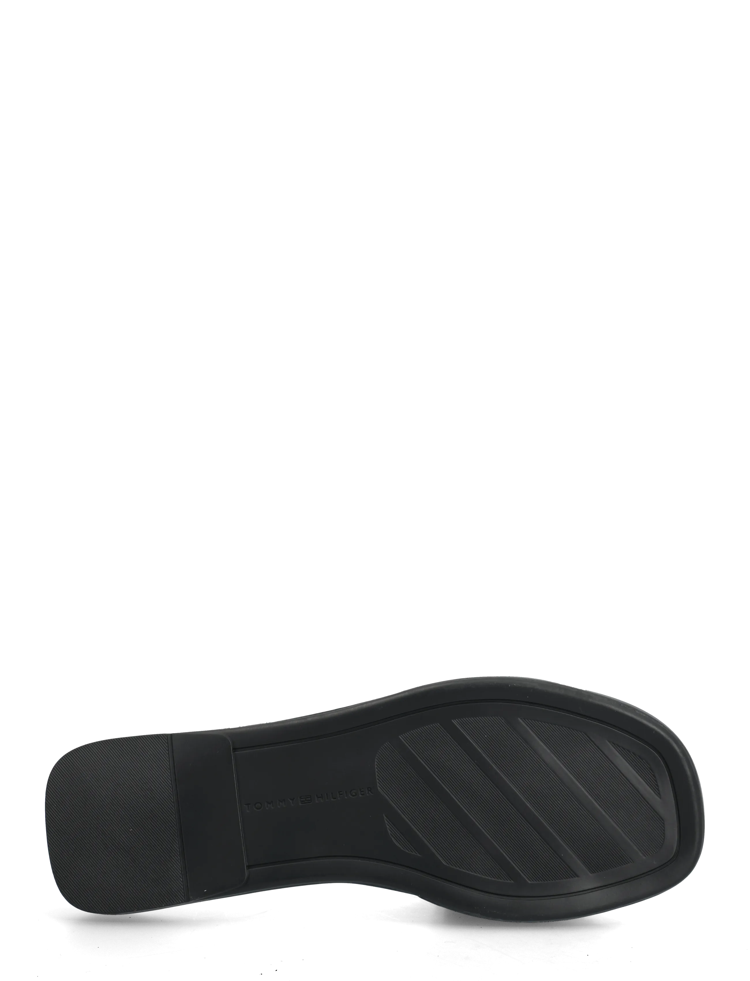 Tommy Hilfiger - LEATHER HORSEBIT MULE - flade mules - black - 4