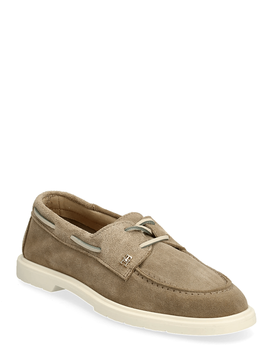 Tommy Hilfiger - LIGHT SUEDE BOAT SHOE - bootsschuhe - sandalwood - 0