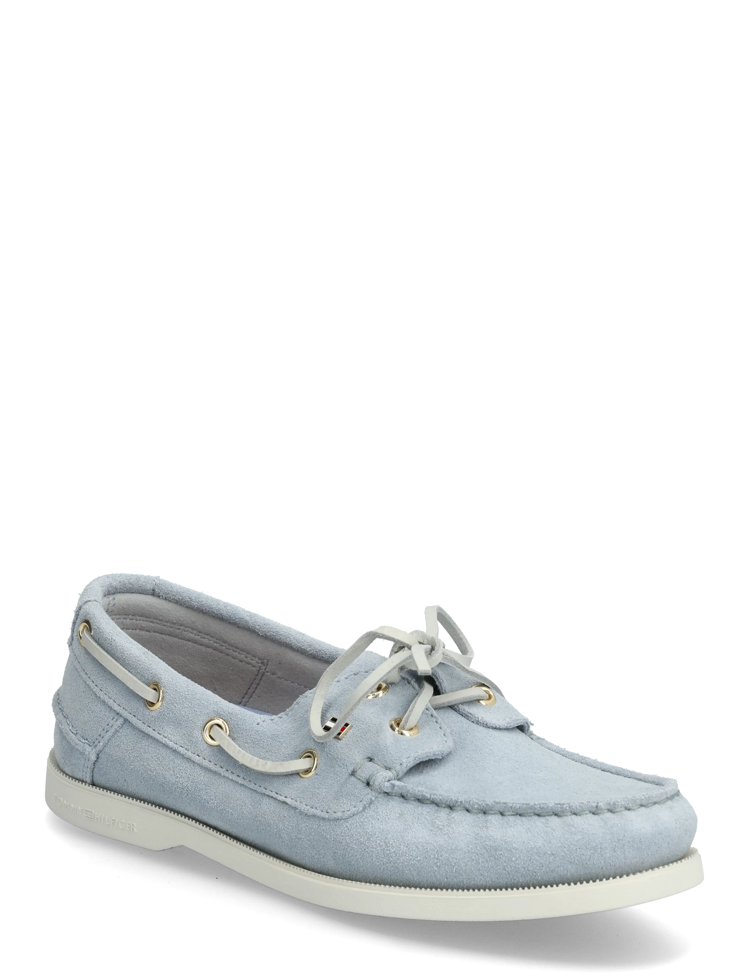 Tommy Hilfiger HILFIGER SUEDE BOAT SHOE - Purjehduskengät - BREEZY BLUE / blue