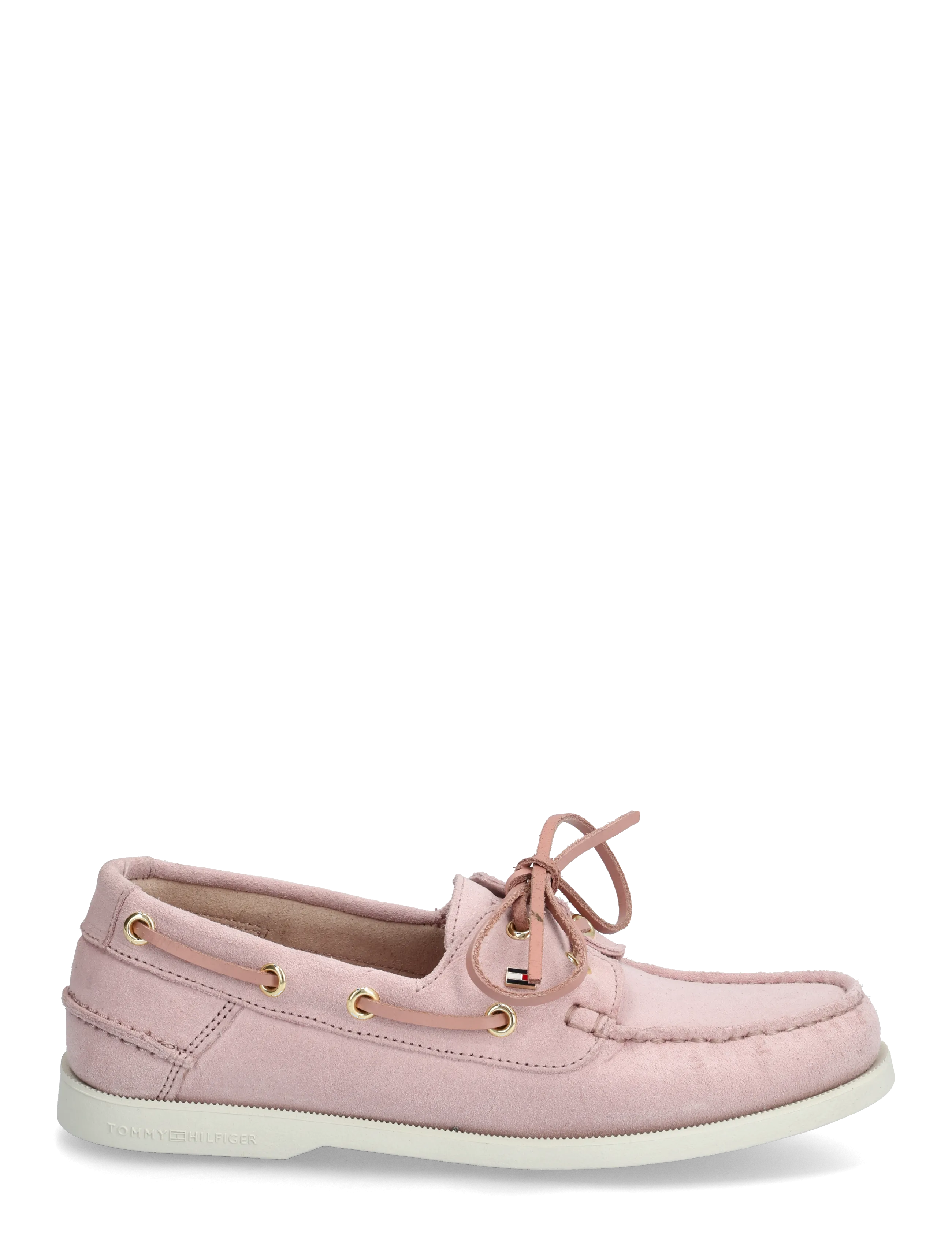 Tommy Hilfiger - HILFIGER SUEDE BOAT SHOE - sejlersko - foggy pink - 1
